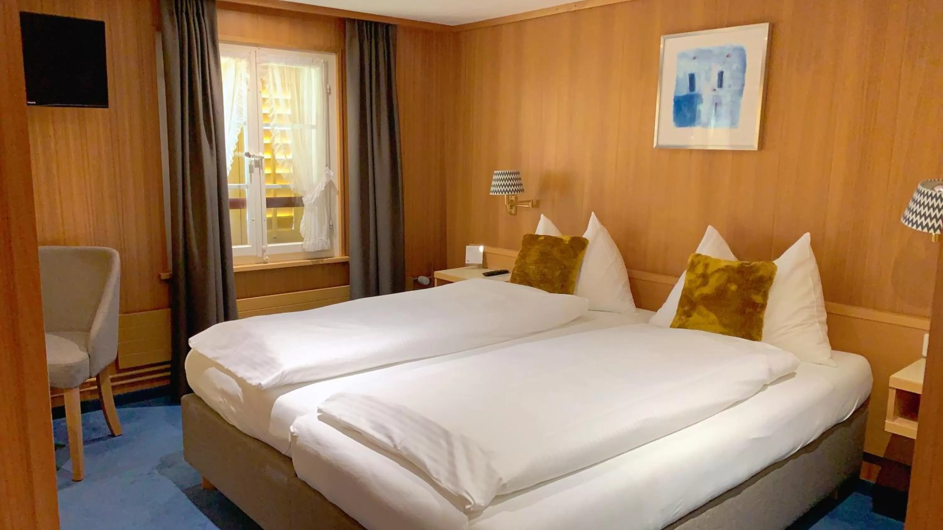 Bed in Hotel Friedheim