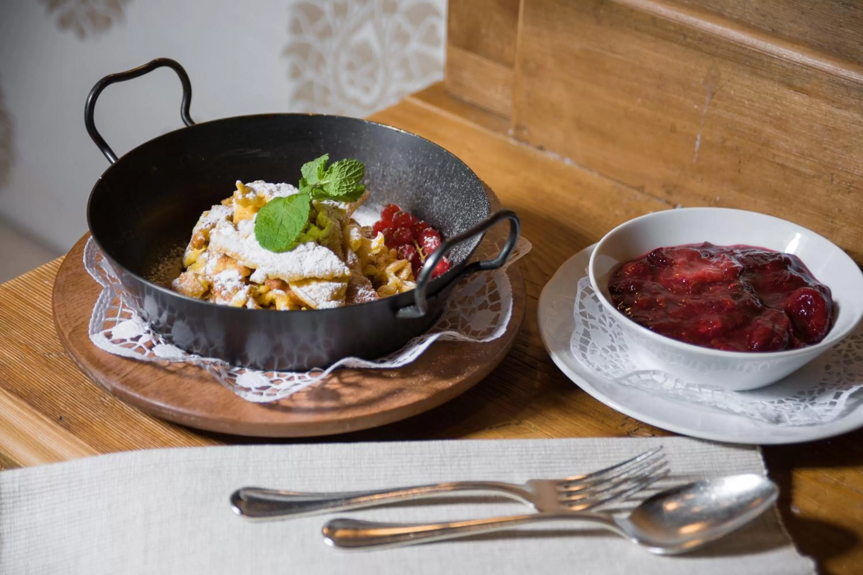 Food close-up in Hotel Bismarck