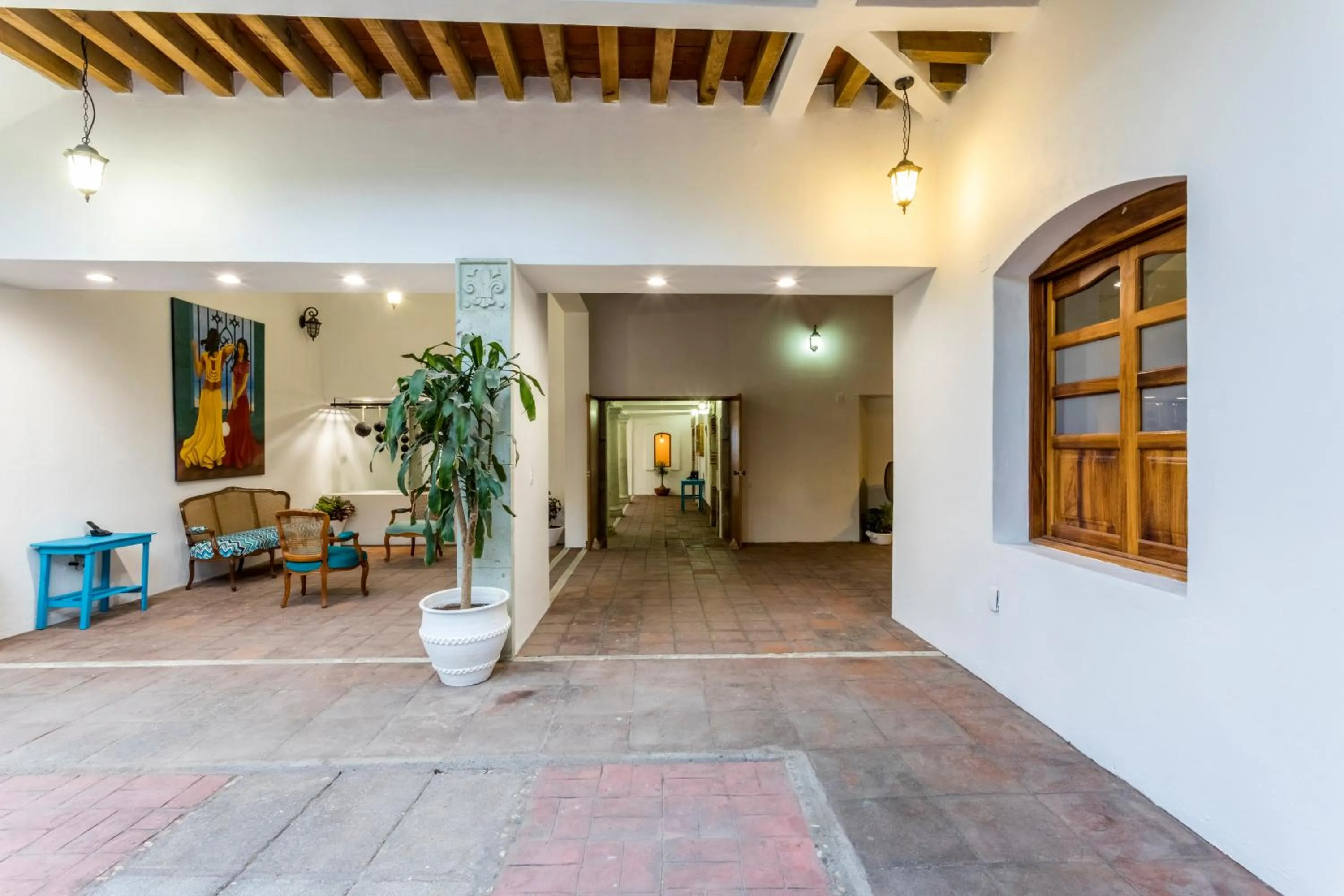 Lobby or reception in NaNa Vida Hotel Oaxaca