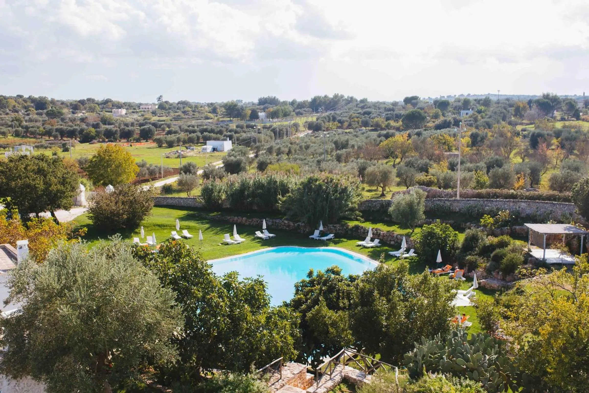 Swimming pool in Masseria Cervarolo