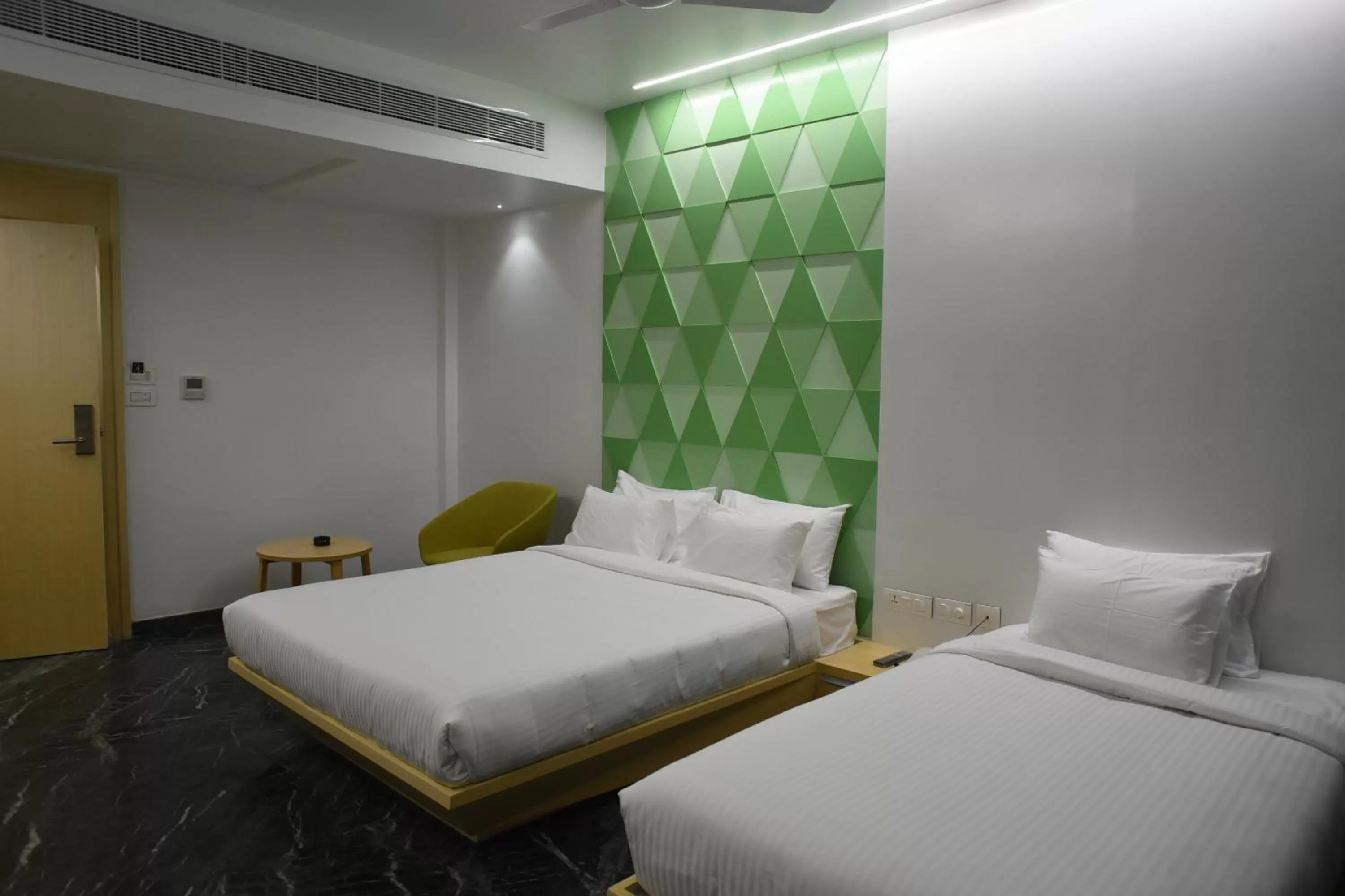 Bedroom, Bed in RATHNA RESIDENCY - Near US CONSULATE