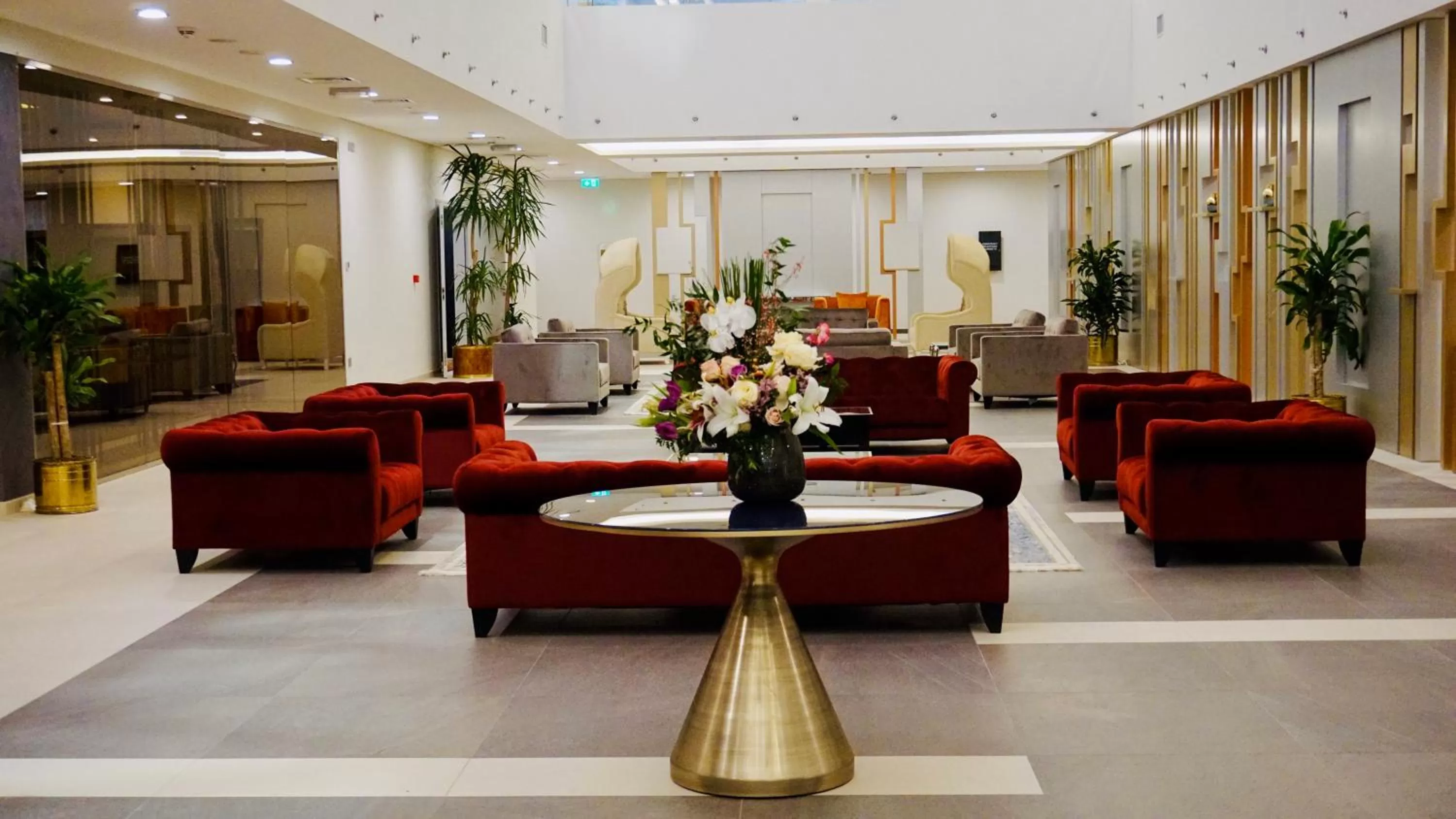 Lobby or reception in Al Kout Beach Hotel