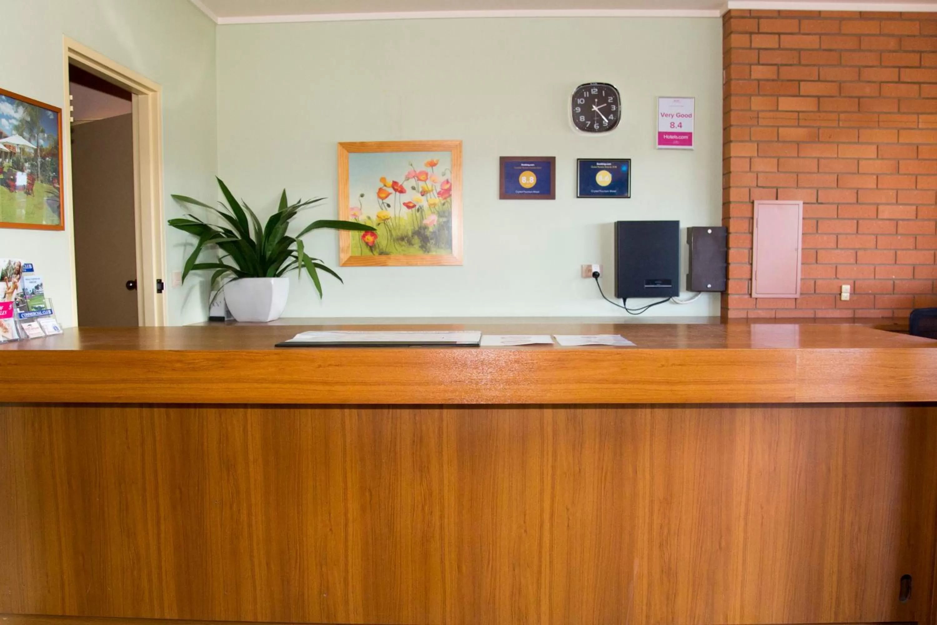 Lobby or reception in Crystal Fountain Motel Albury