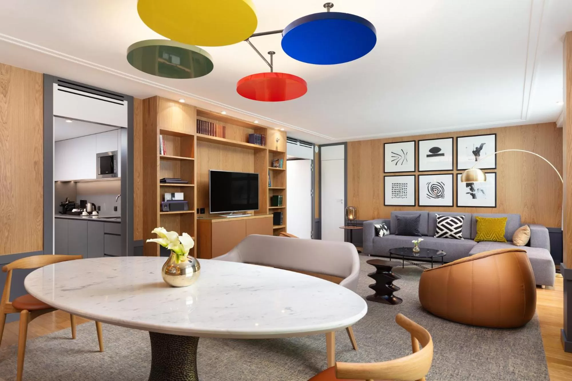 Living room in Sofitel Warsaw Victoria