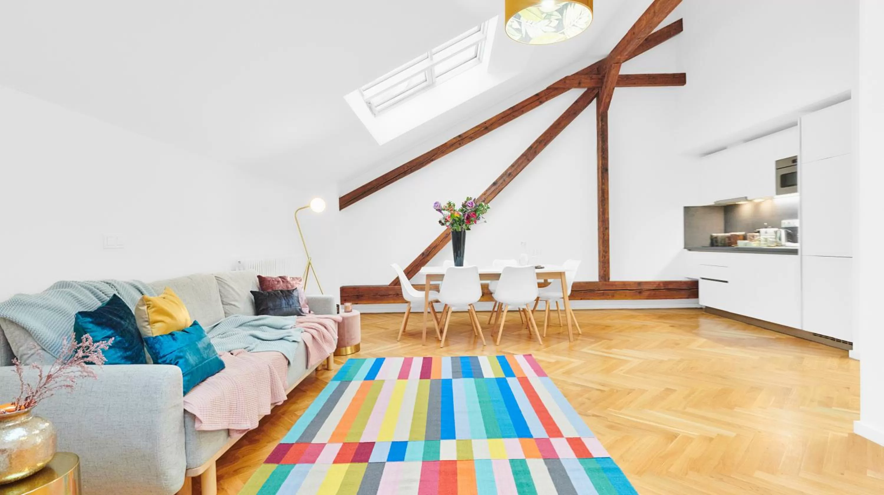 Living room in Residence Dlouha - Old Town