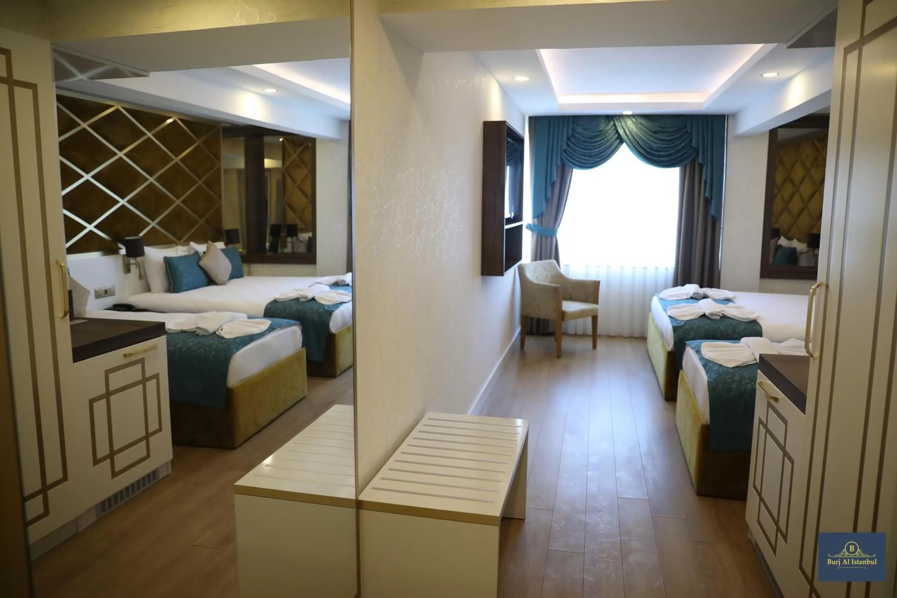 Bed in Burj Al Istanbul