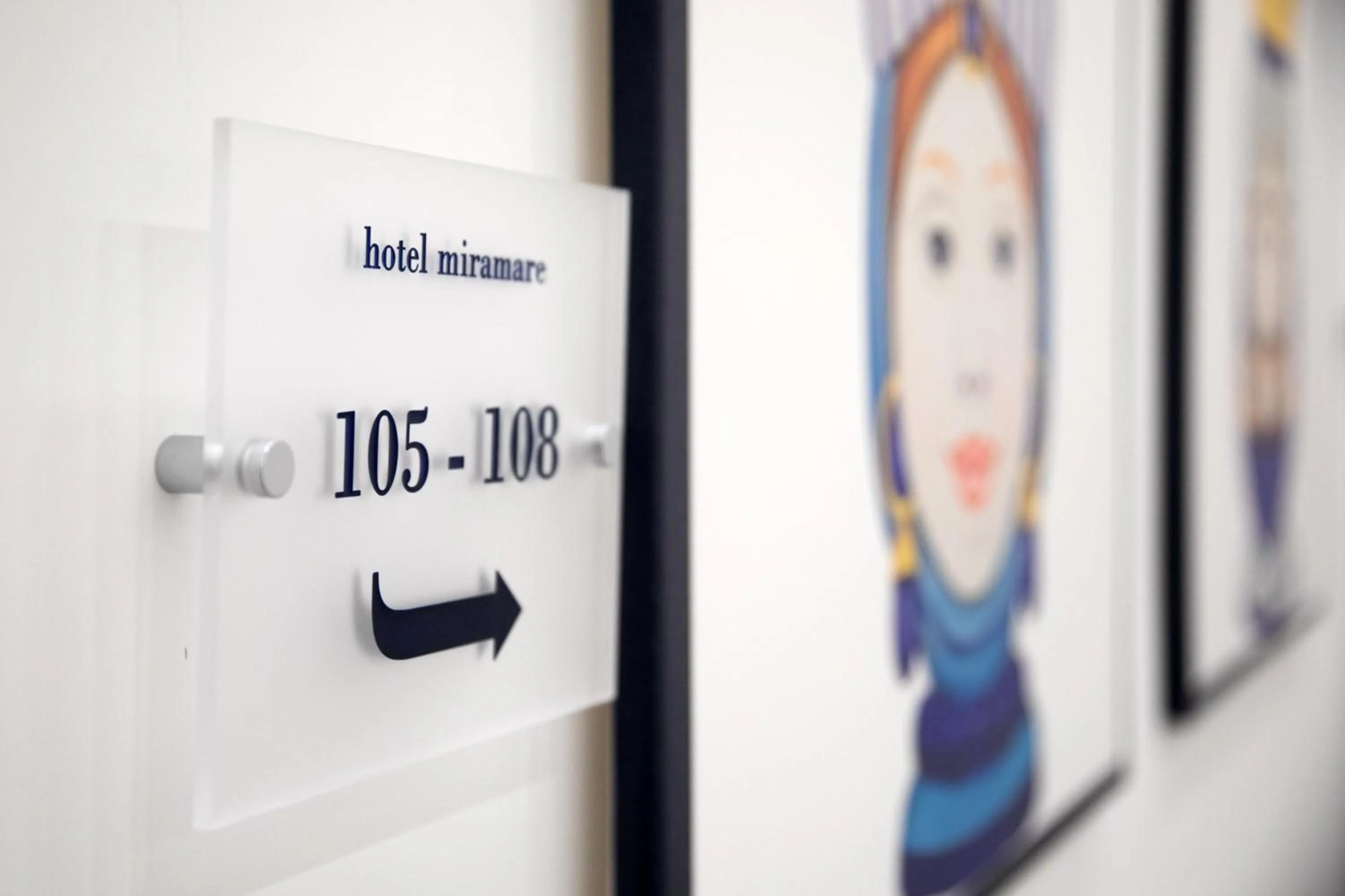 Decorative detail in Hotel Miramare