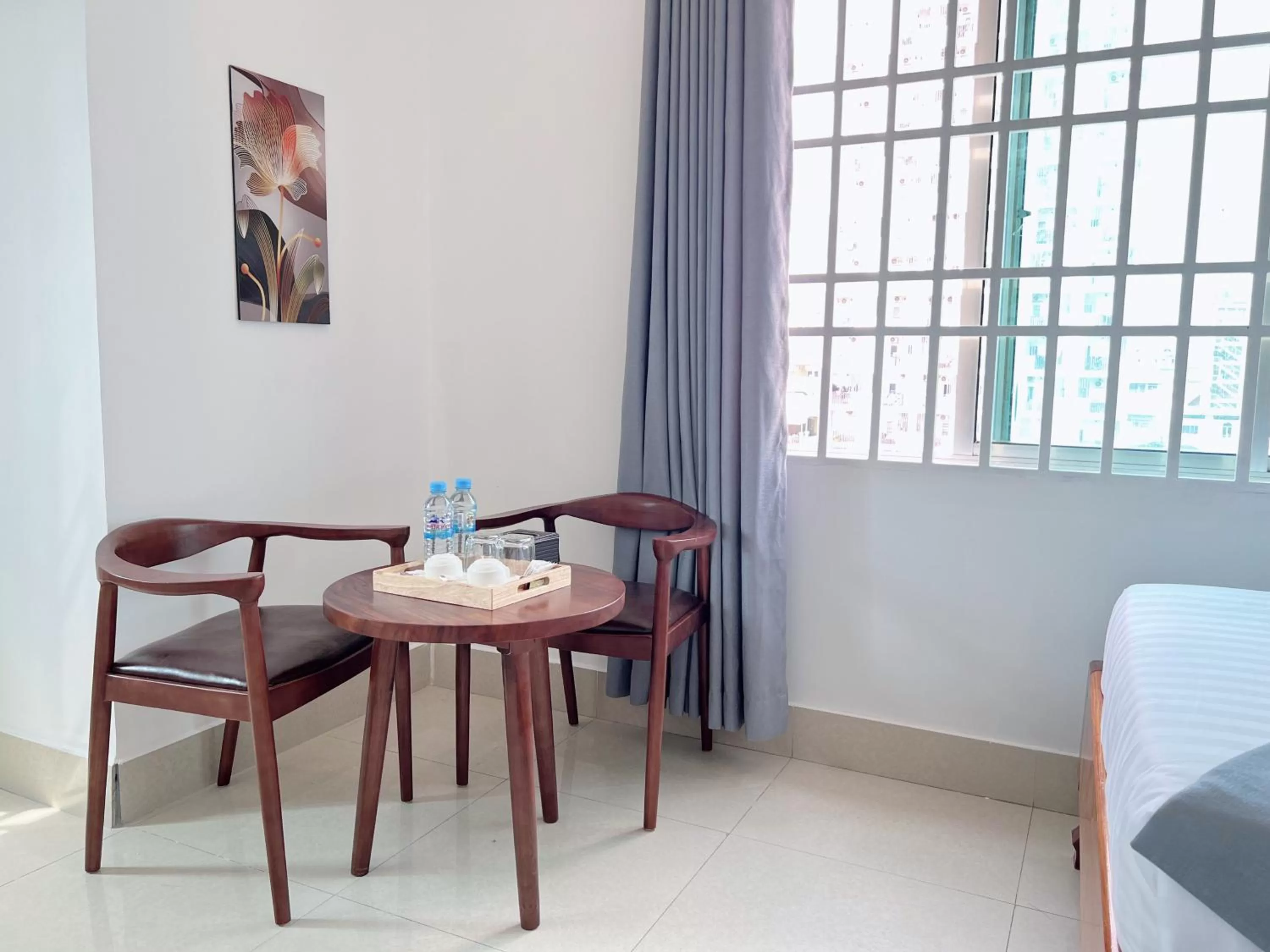 Bed in White Corner Hotel