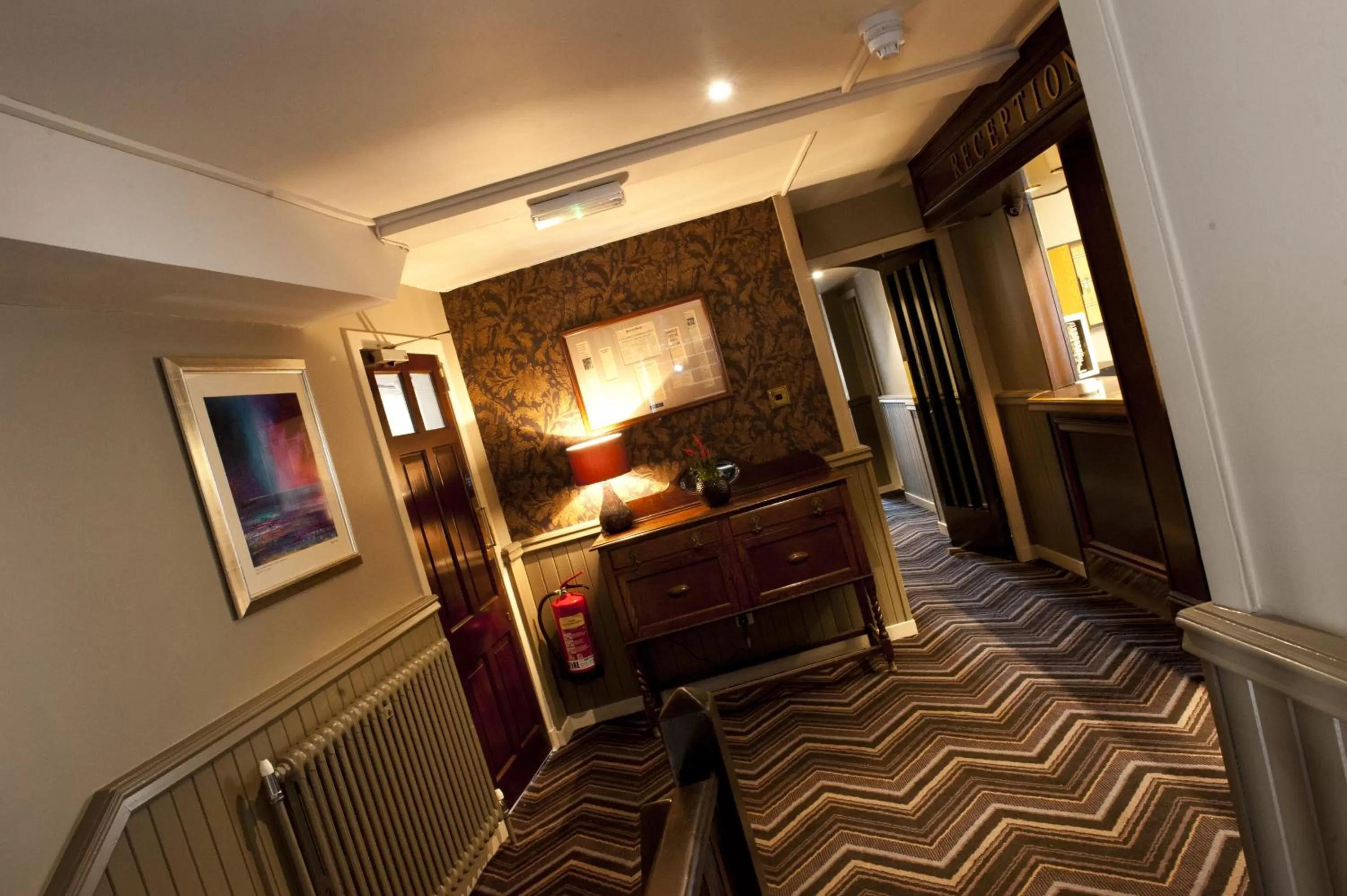 Decorative detail in The Crown Inn