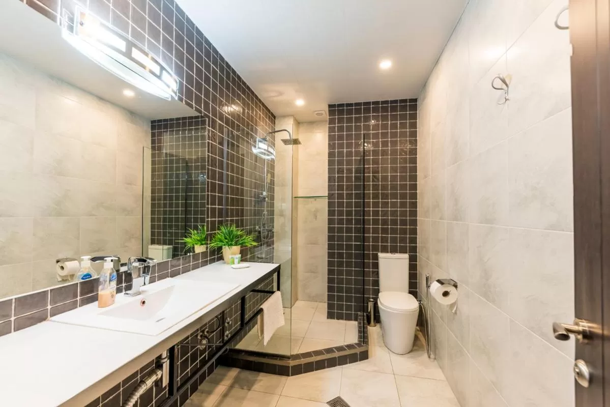 Shower in Sani Apart Hotel