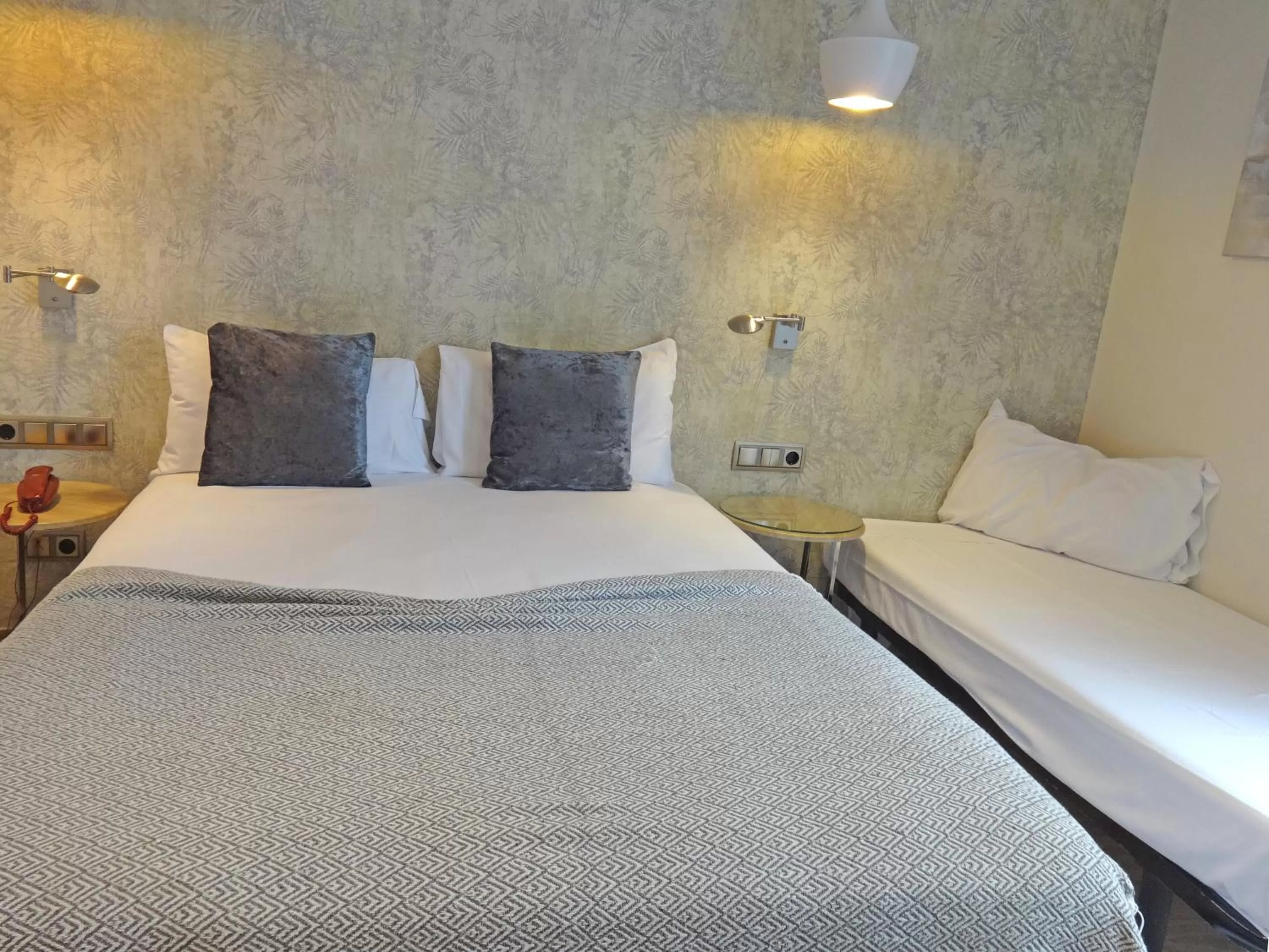 Bed in Hotel Lloret Ramblas
