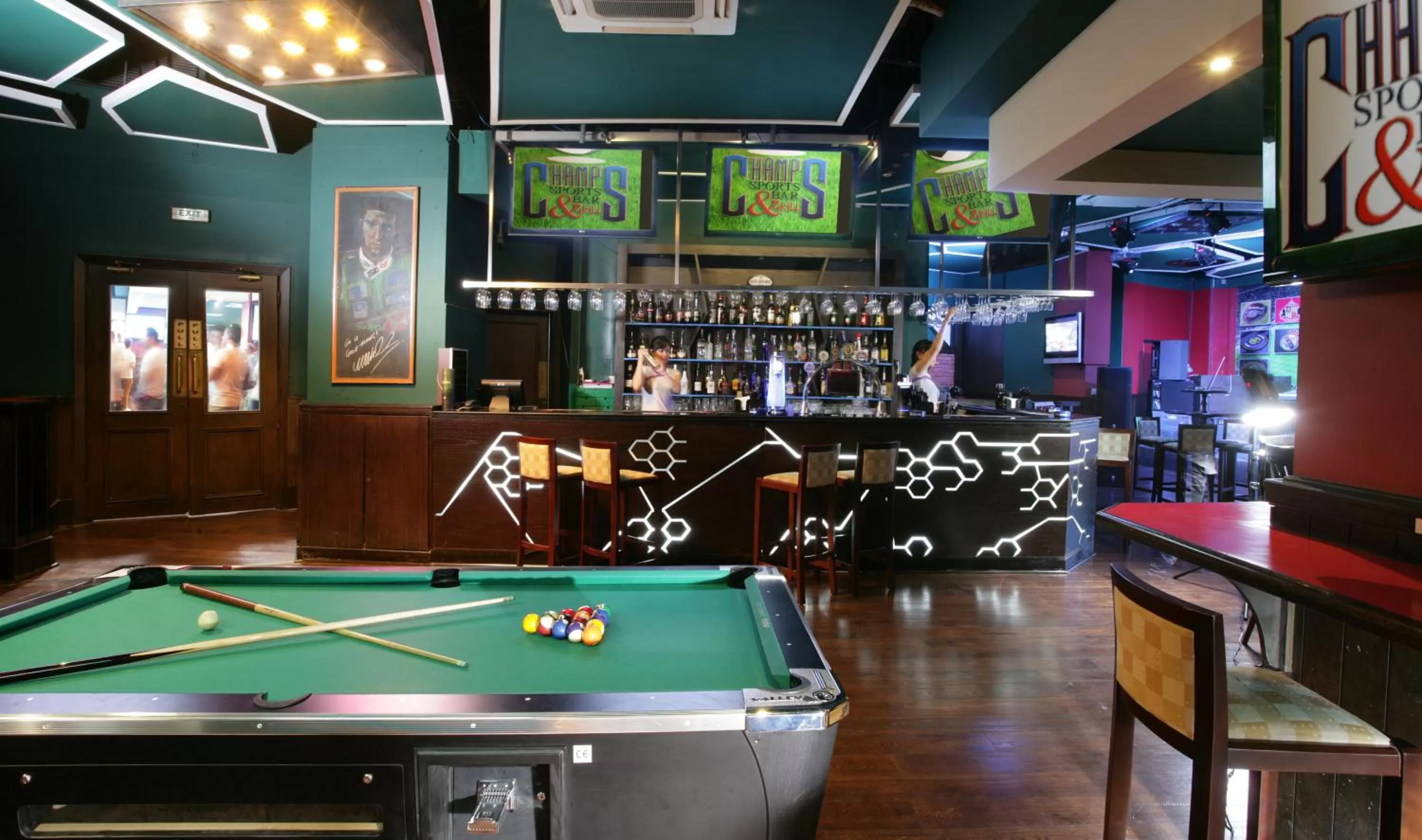 Billiard in Chelsea Plaza Hotel