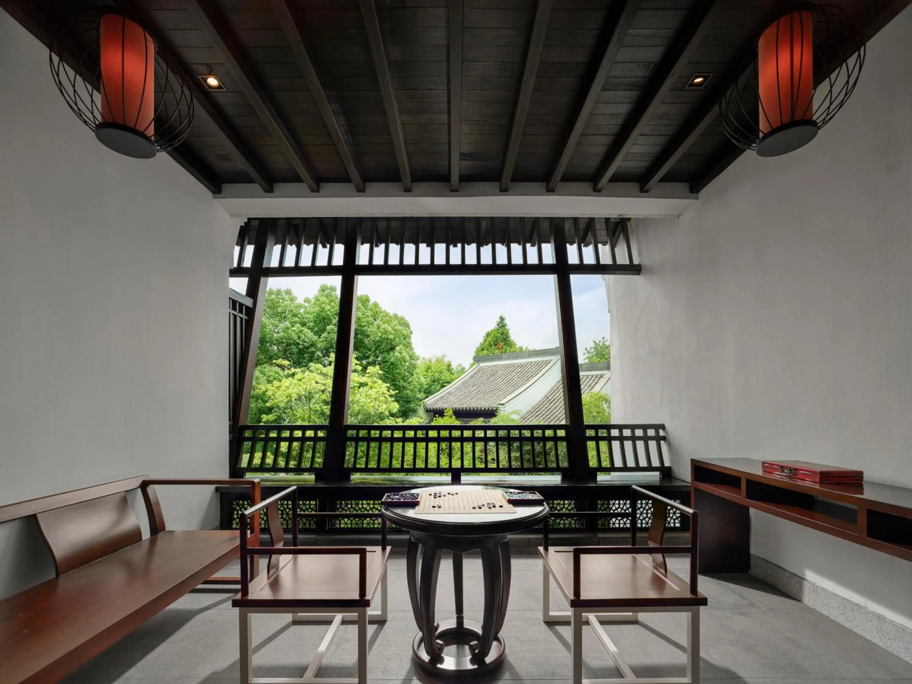 Seating area in Banyan Tree Hangzhou