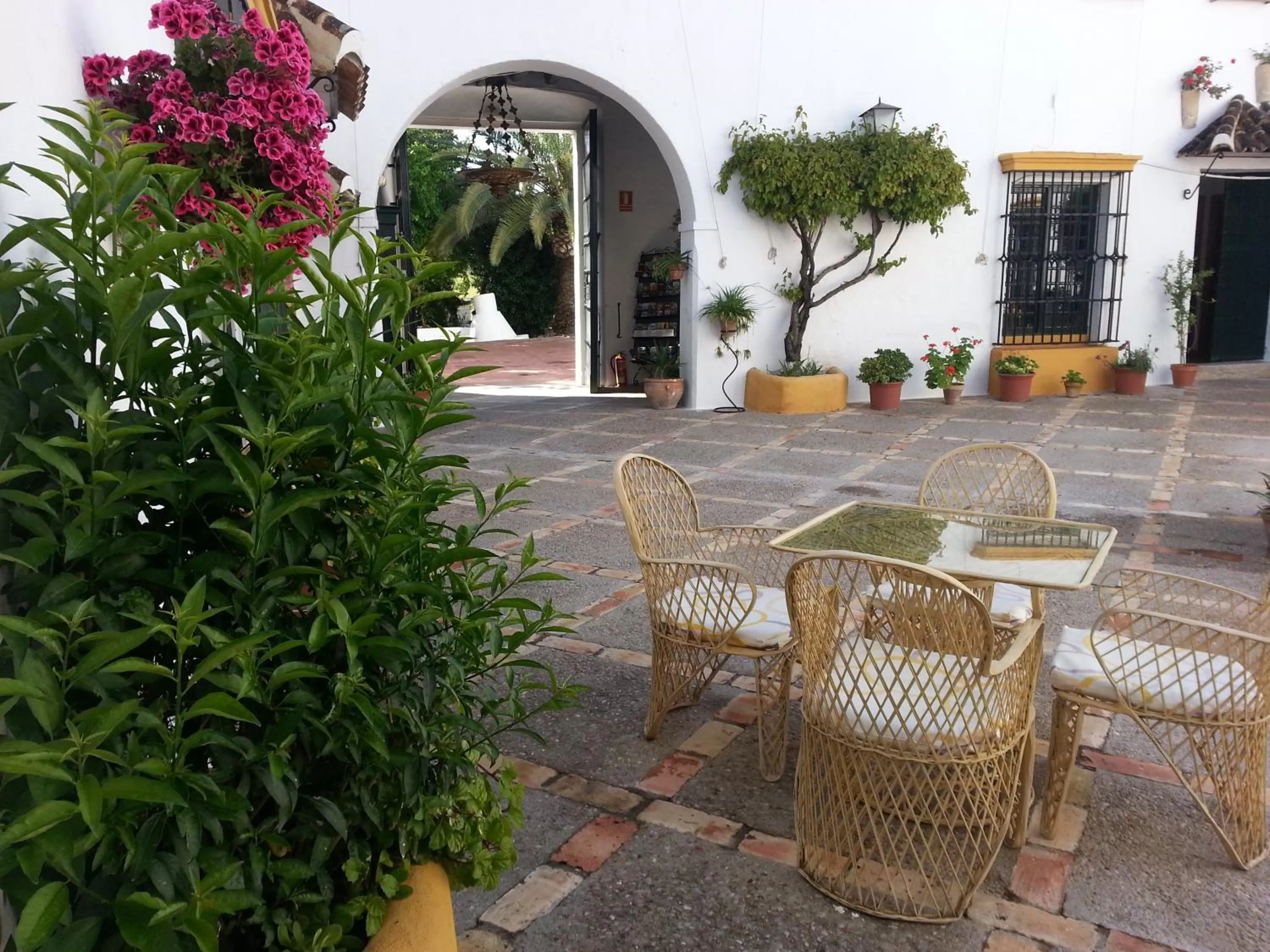 Balcony/Terrace in Hacienda El Santiscal Adults Only