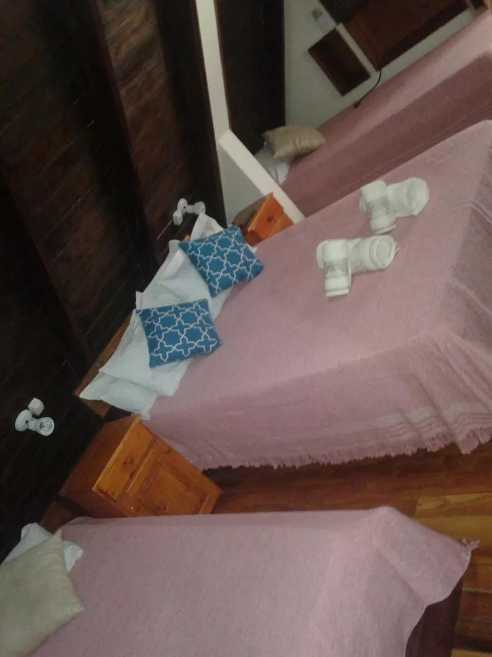 Bed in Petit Hotel Caraguata