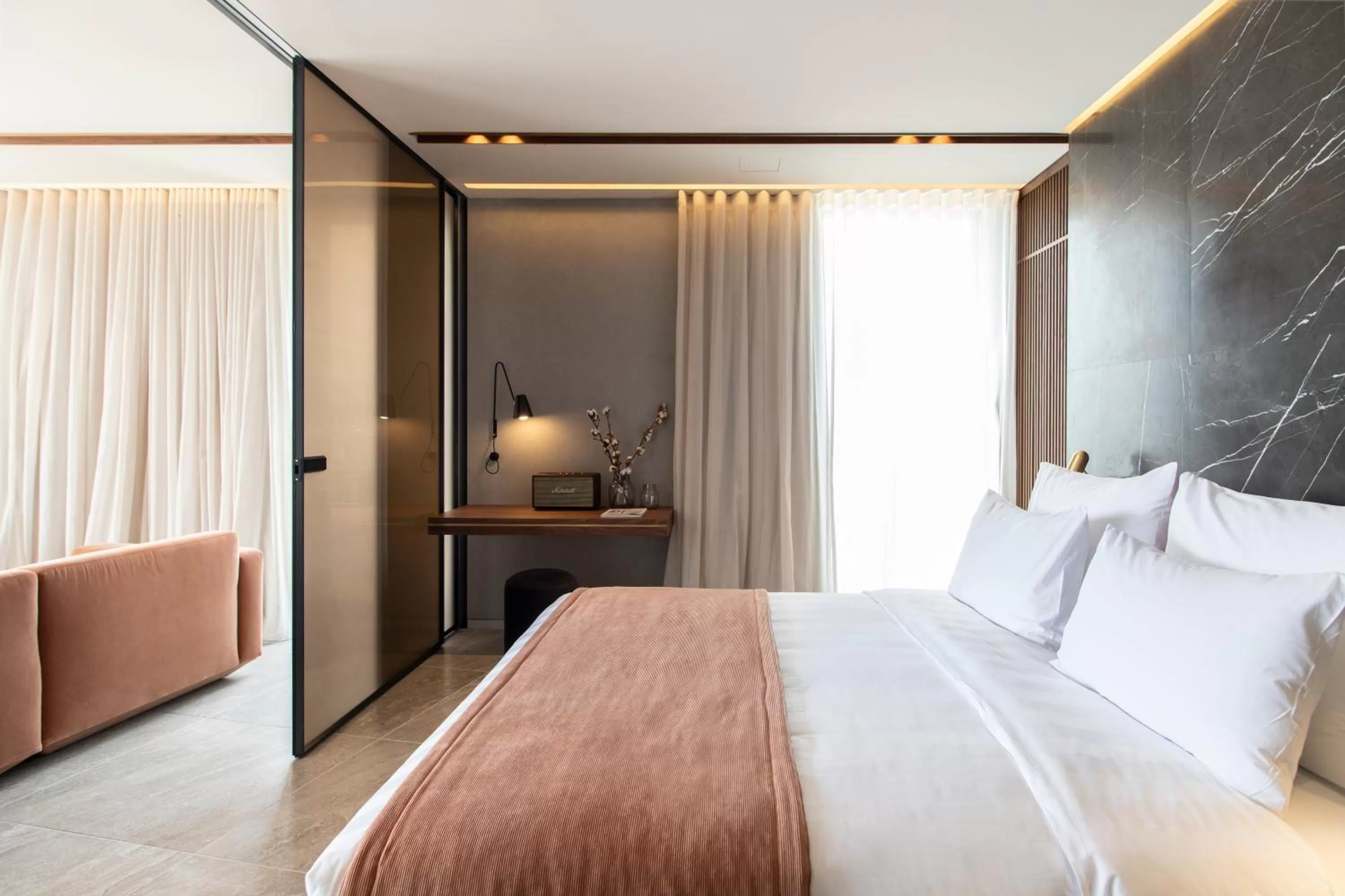 TV and multimedia, Bed in Perianth Hotel, a Member of Design Hotels