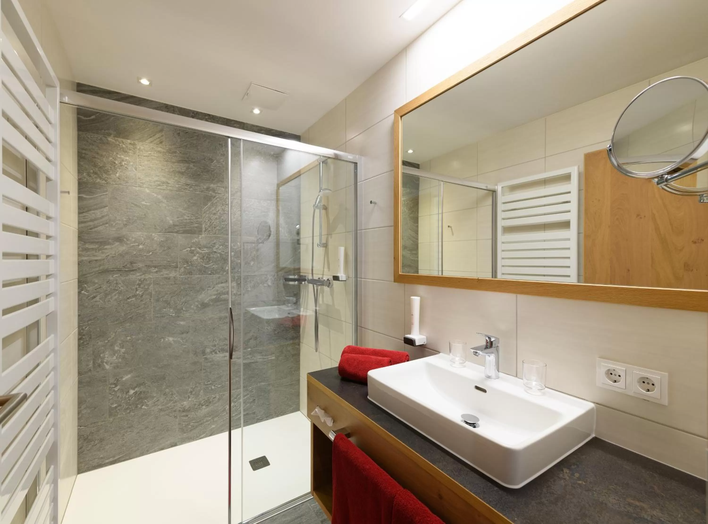 Shower in Appartement-Pension Kendlbacher