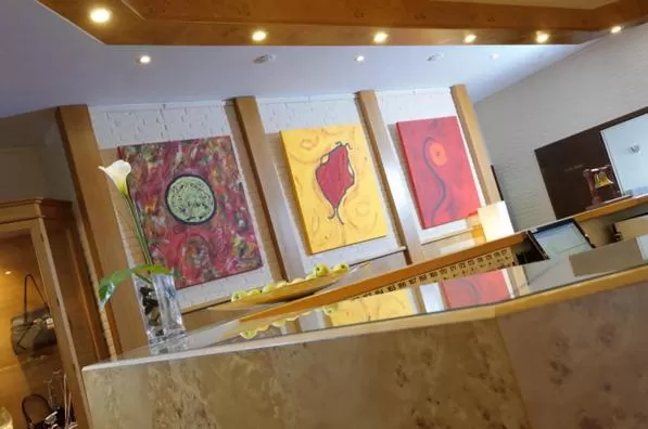 Lobby or reception in Hotel Zur Windmühle