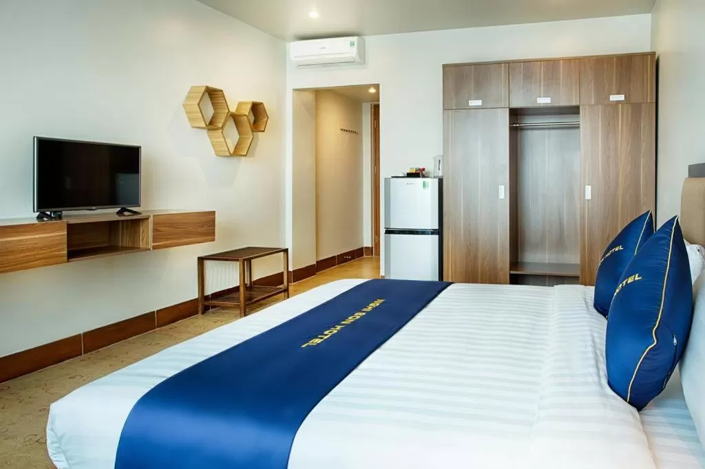 Bed in Nghi Son Hotel