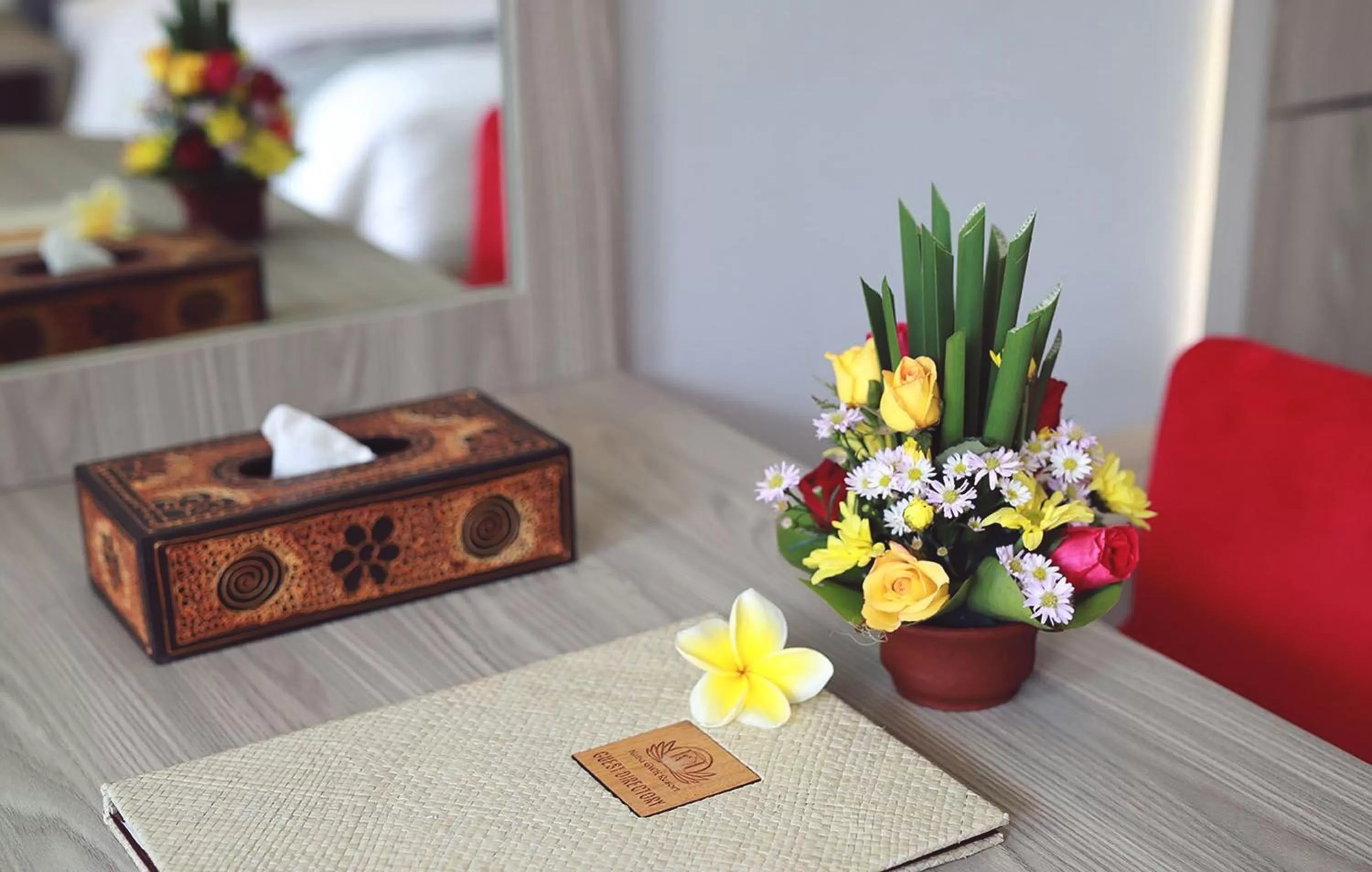 Seating area in Kubu GWK Resort