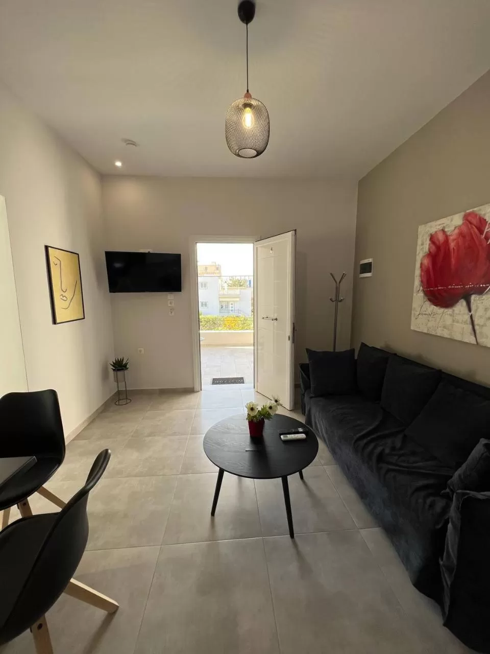 Living room in Elefsinian Mysteries Apartments