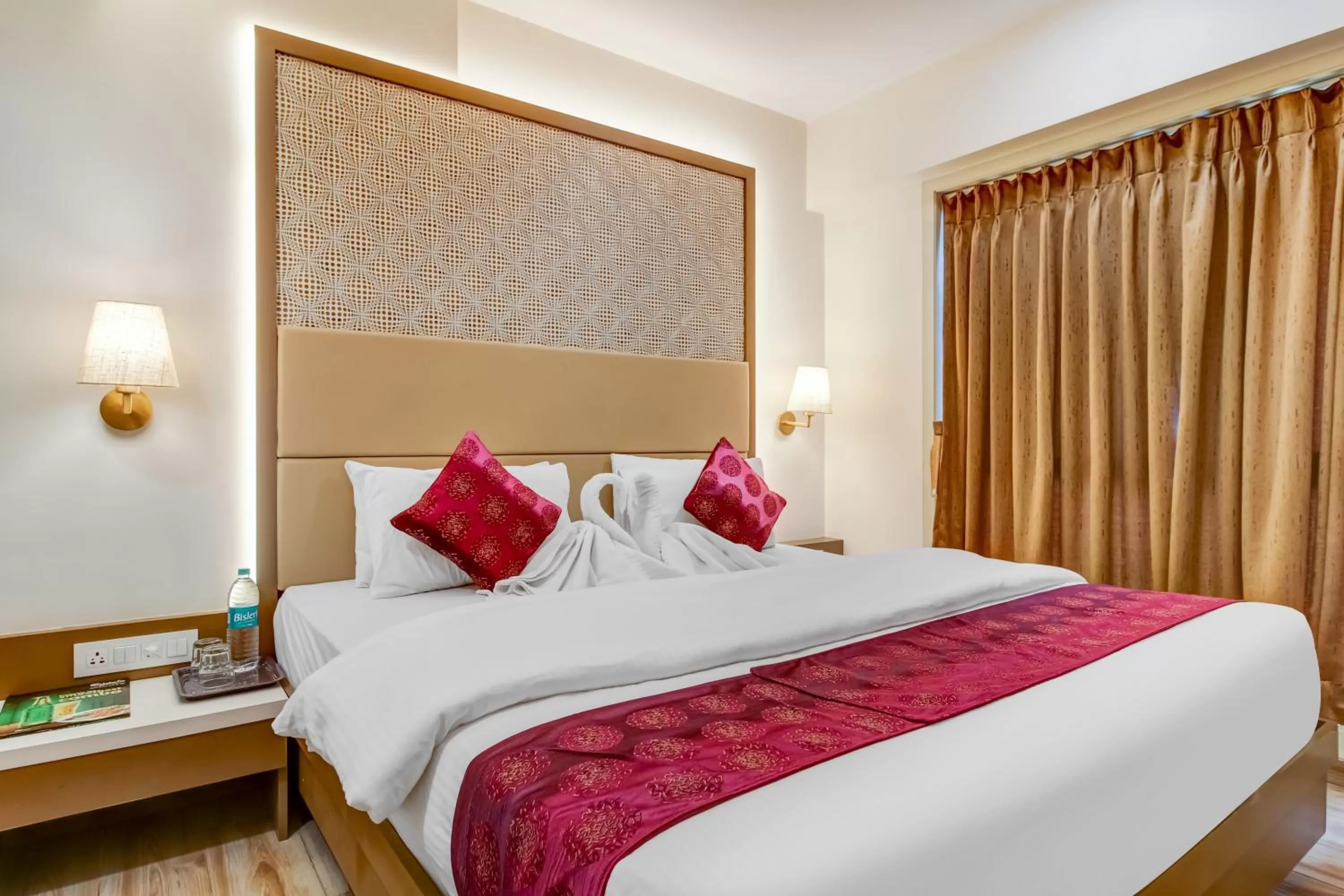 Bed in Grand Mookambika