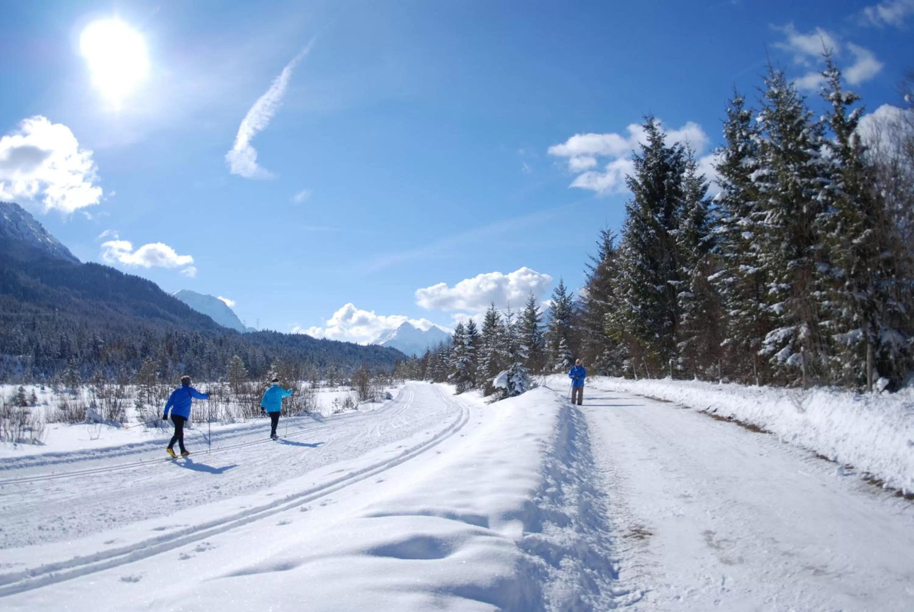 Winter, Skiing in Haus Schweigart