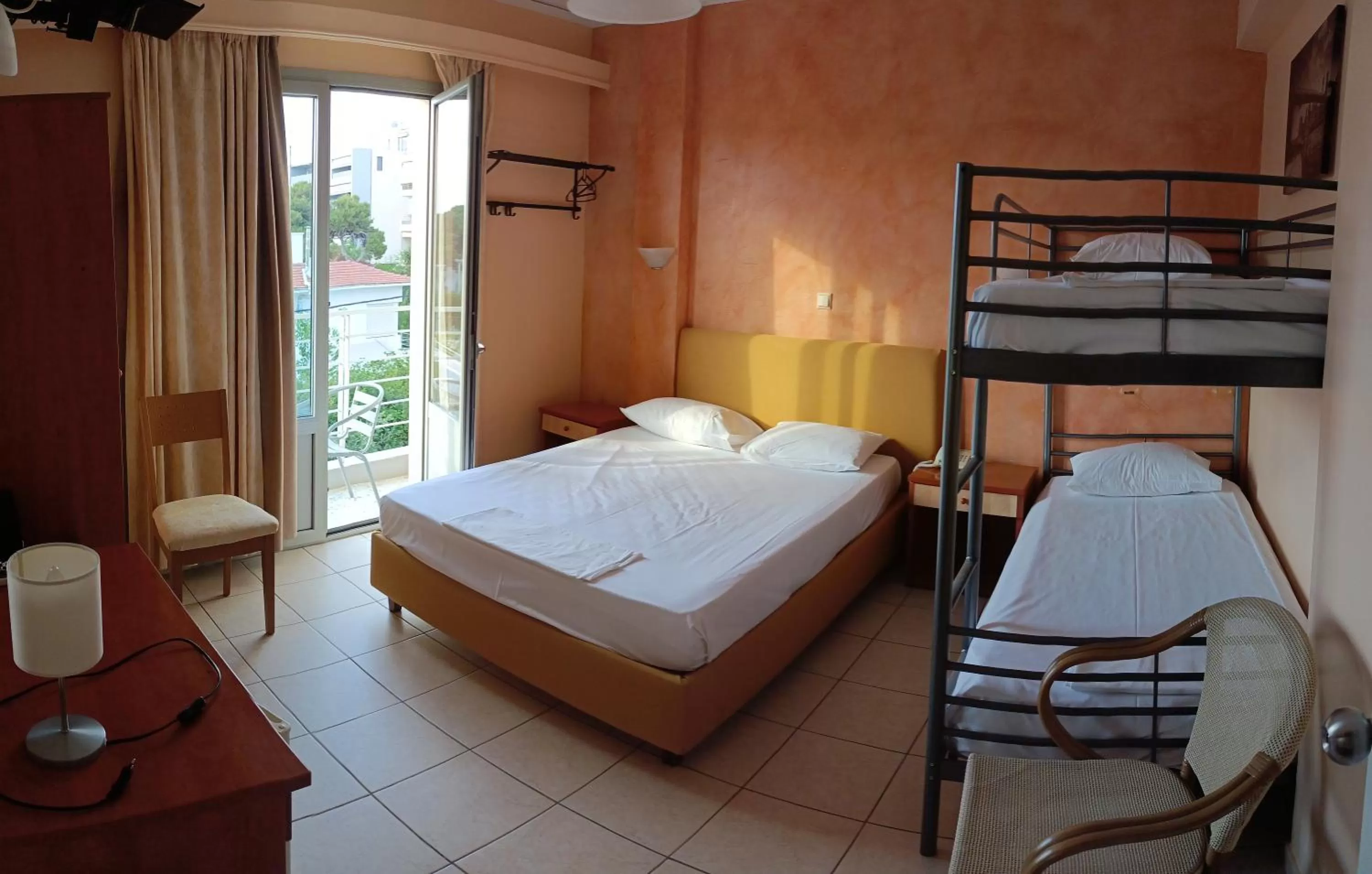 Bed in IKAROS Hotel ELLINIKO