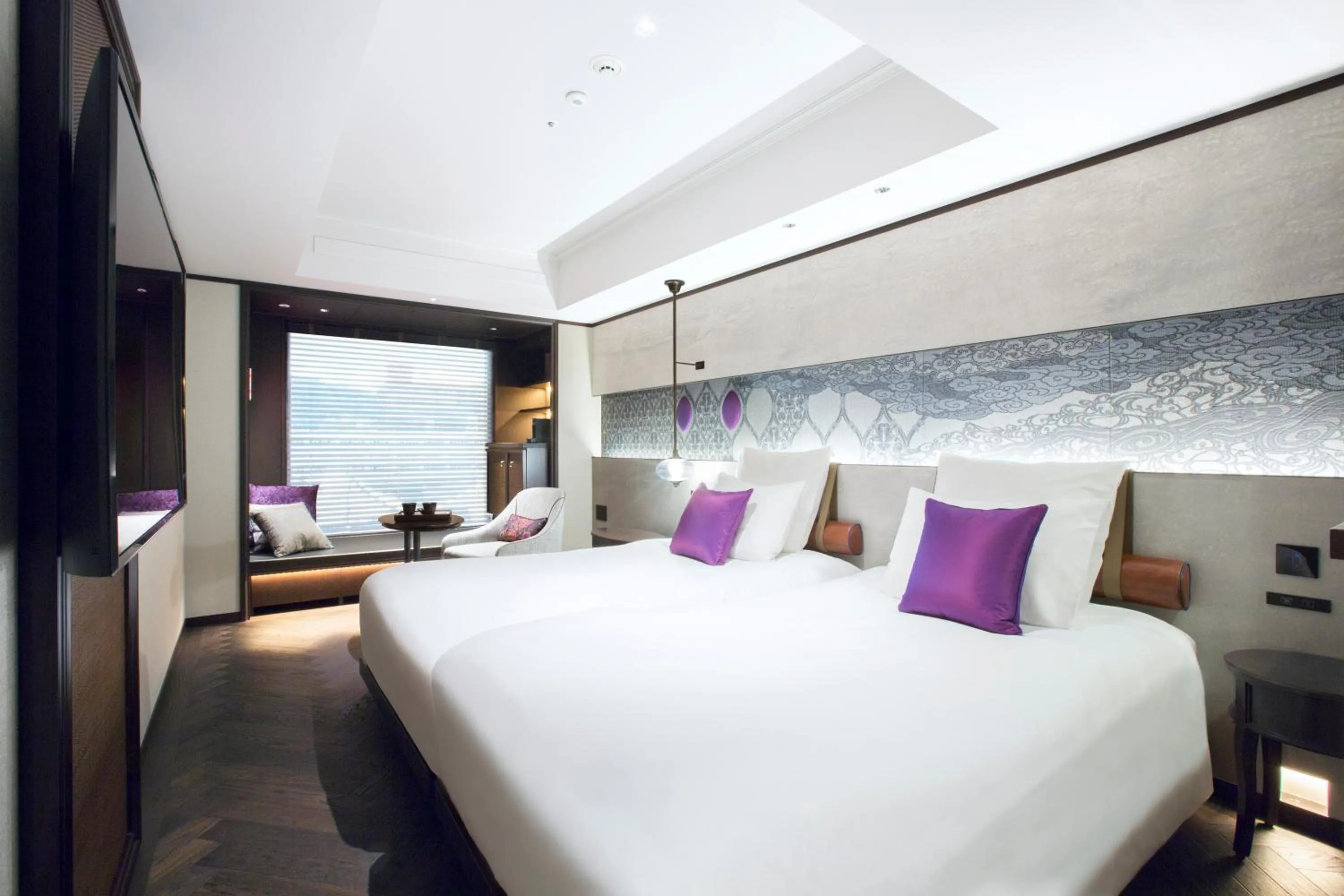 Photo of the whole room, Bed in Dhawa Yura Kyoto