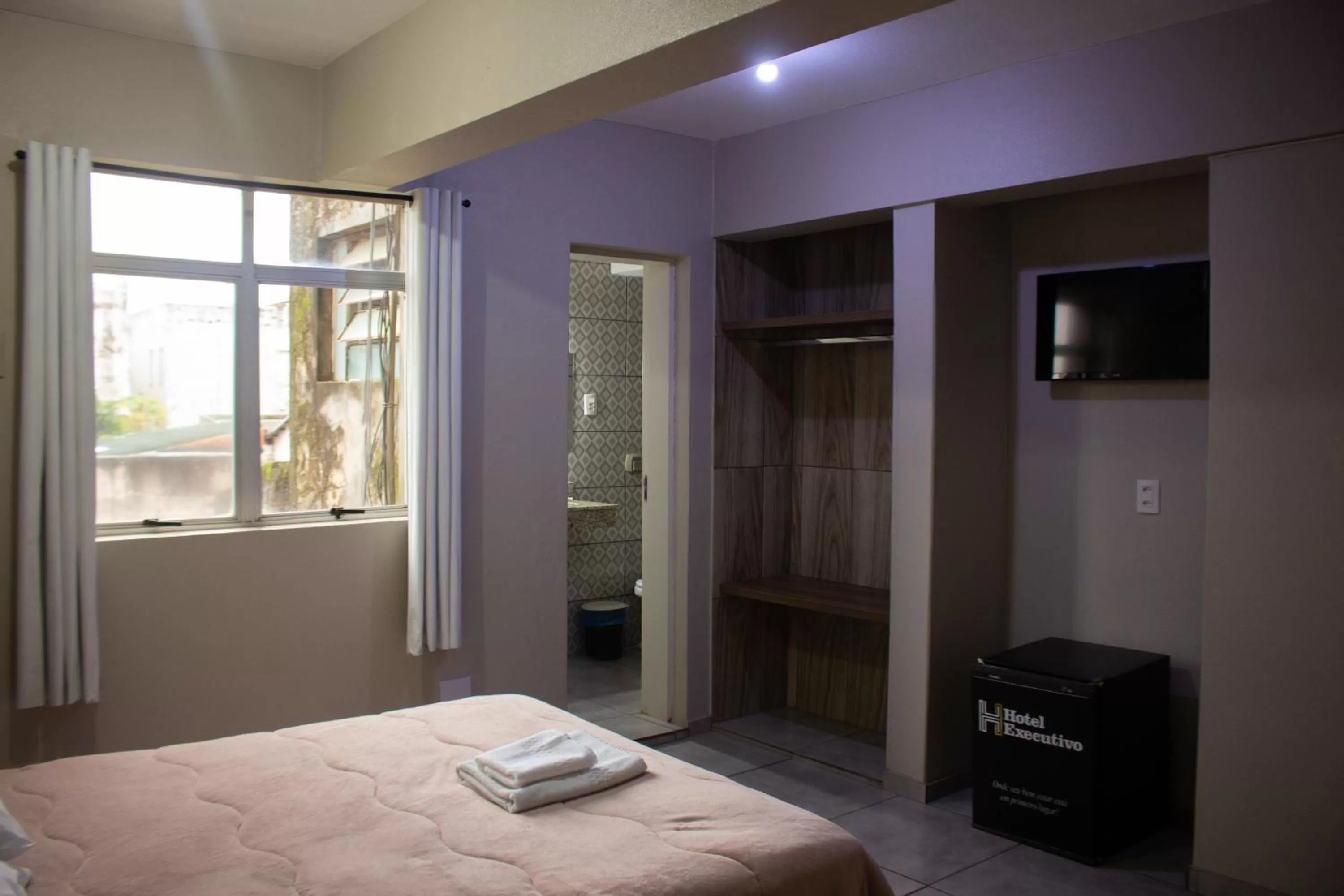 Bed in Hotel Executivo