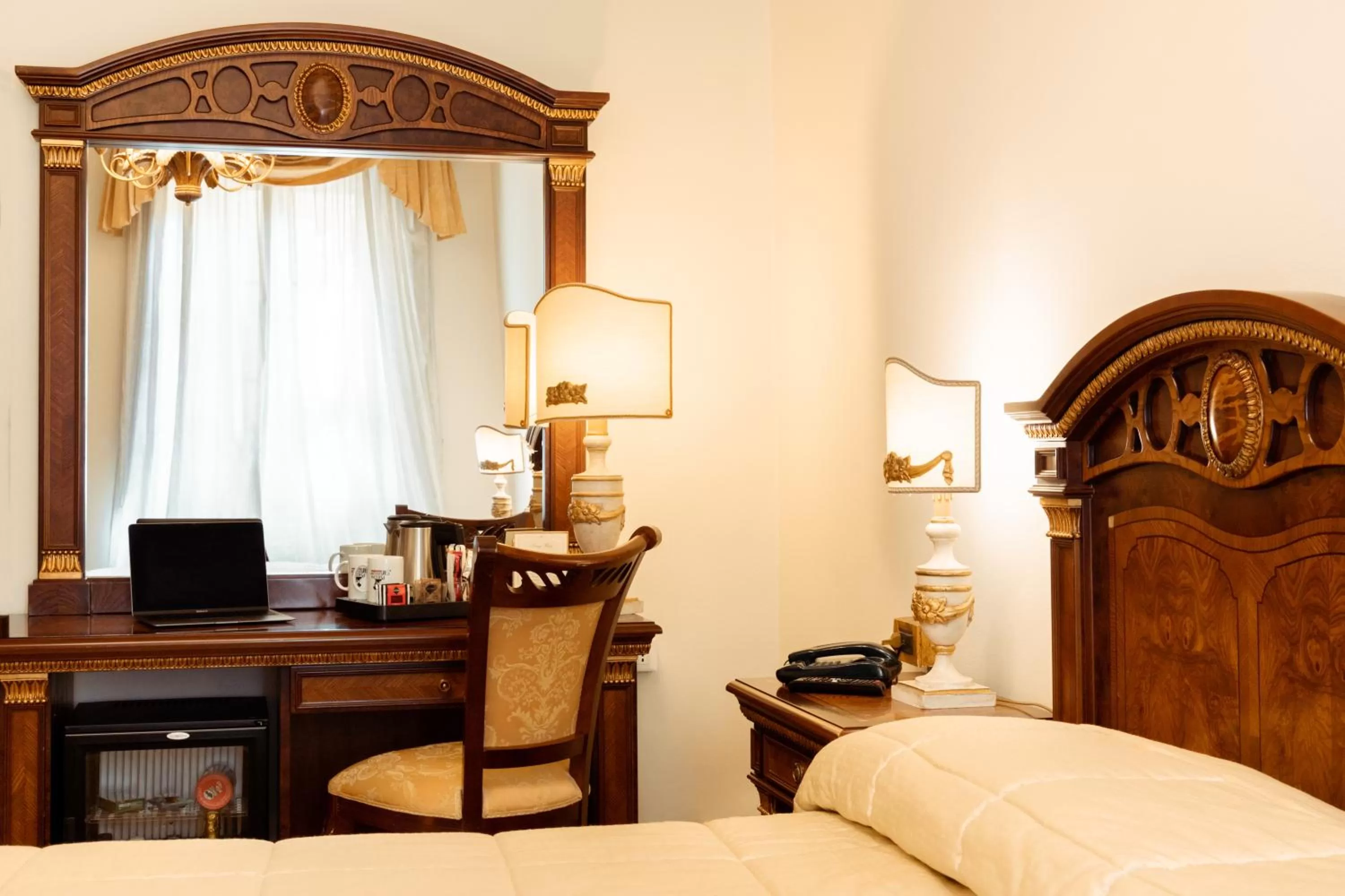 Bed in Hotel Palazzo Alexander