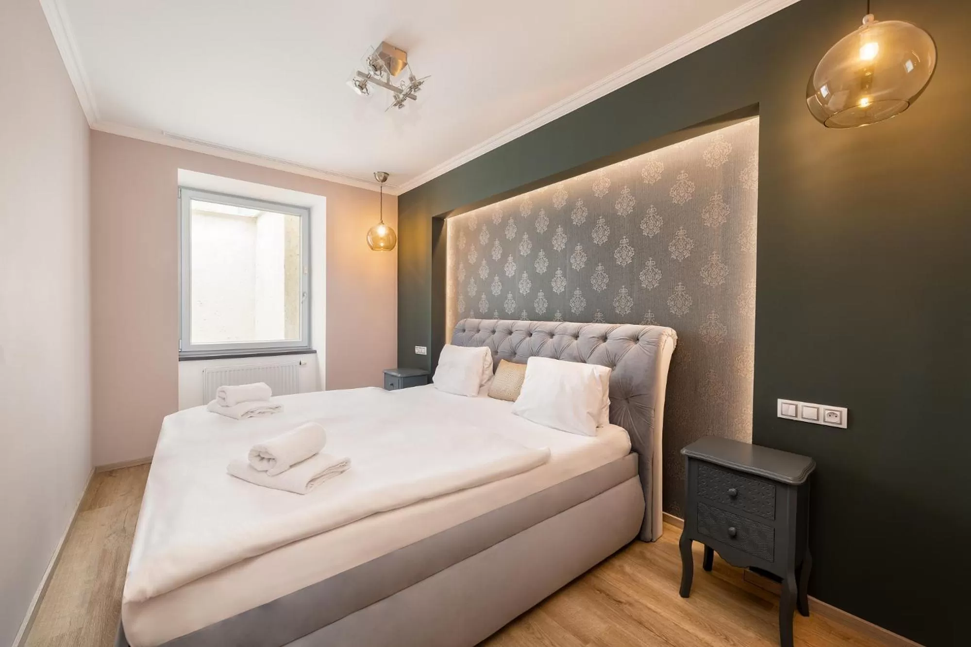 Bedroom, Bed in Wine & Wellness hotel Besední dům