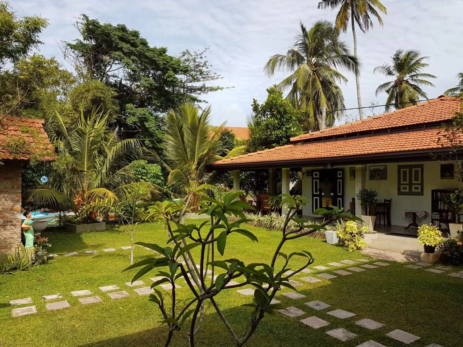 Garden view, Garden in Green Wood Villa Negombo