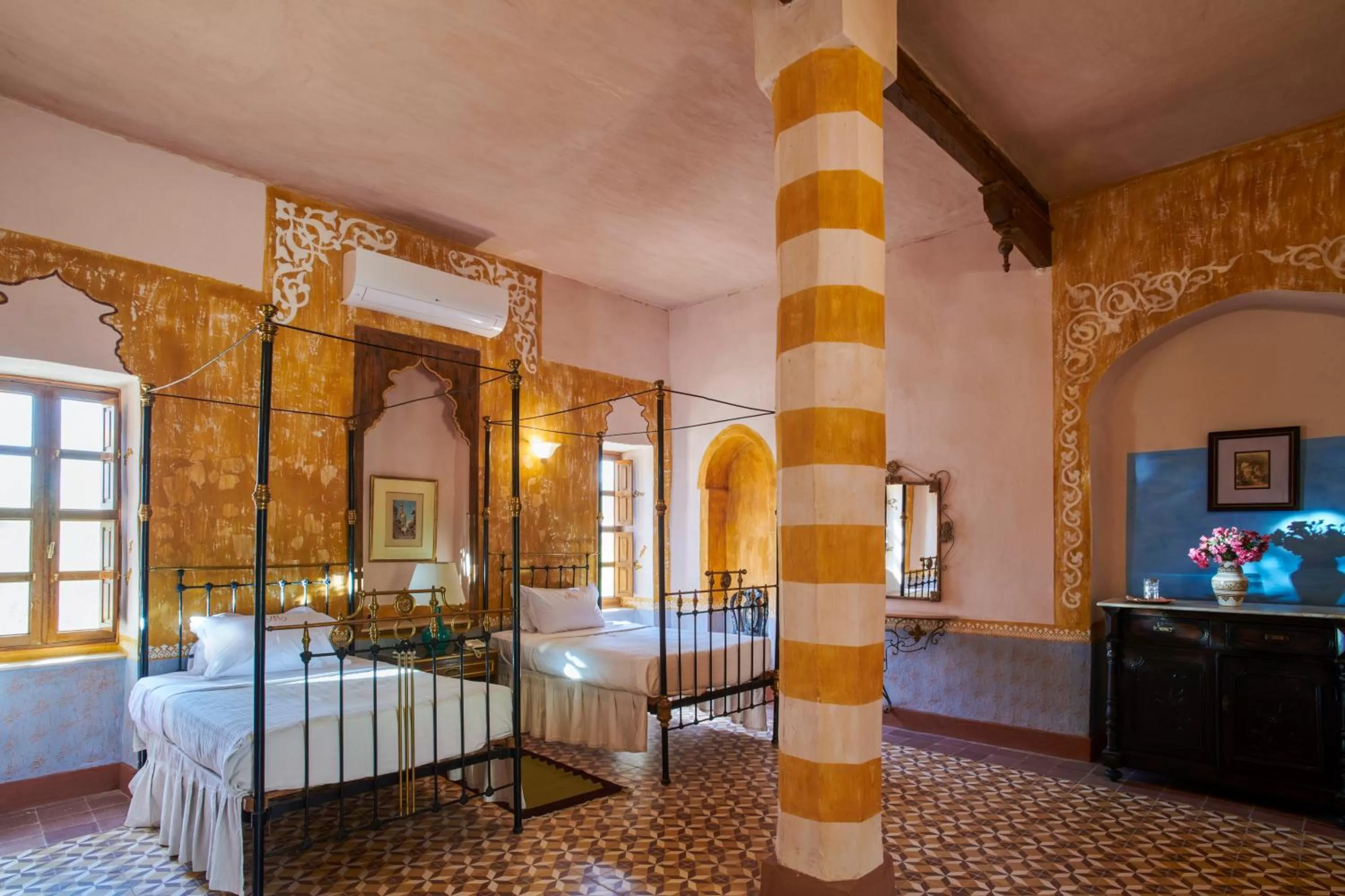 Bedroom, Bed in Al Moudira Hotel