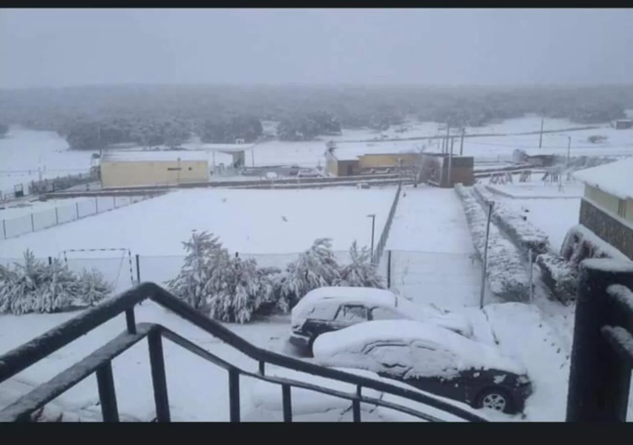 Bird's eye view, Winter in Résidence touristique du chêne vert