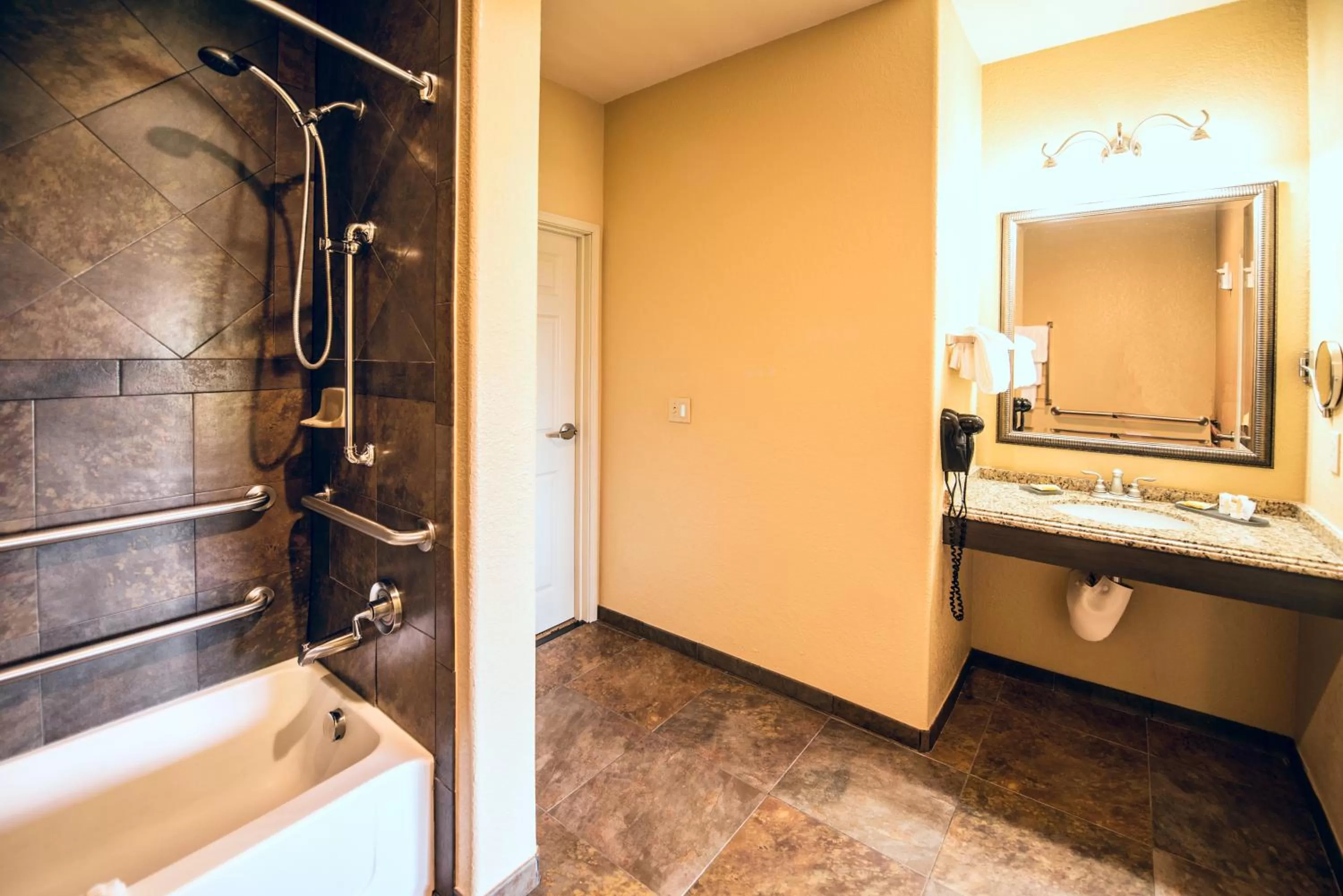 Bathroom in La Quinta by Wyndham Marble Falls