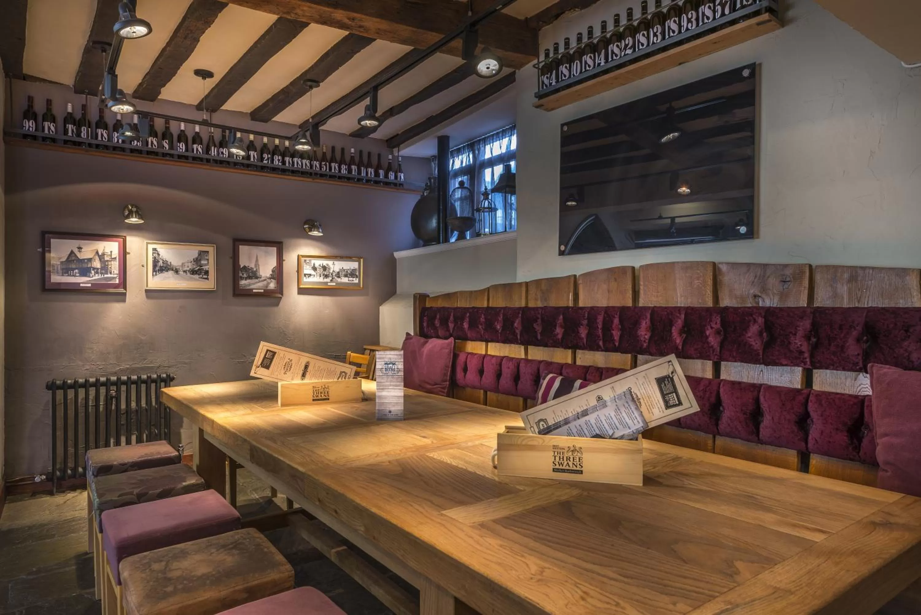 Restaurant/places to eat in The Three Swans Hotel, Market Harborough, Leicestershire - The Coaching Inn Group