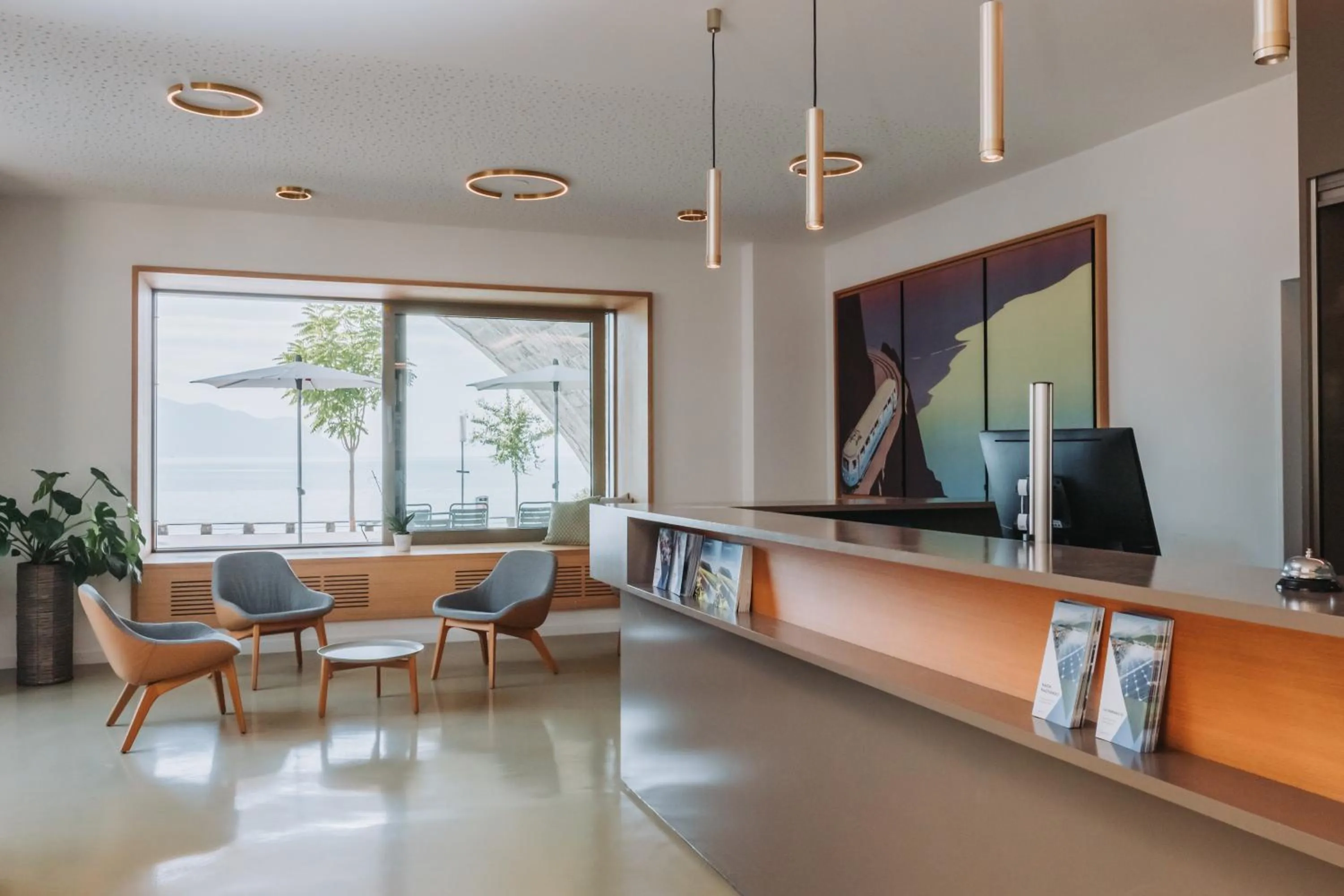 Facade/entrance in Montreux Youth Hostel