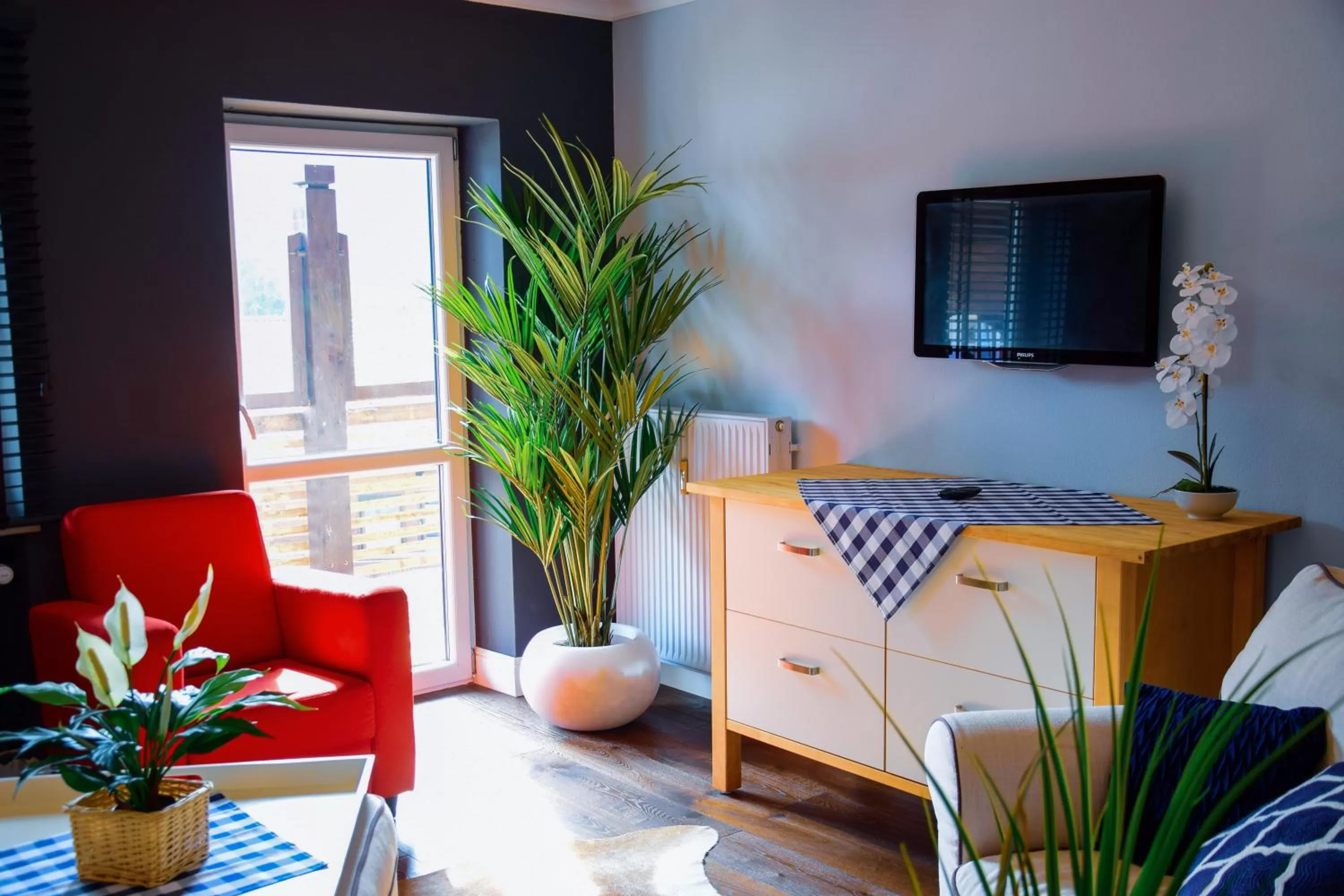 TV and multimedia, TV/Entertainment Center in Sauna & Whirlpool - ALPENLIEBE APARTments