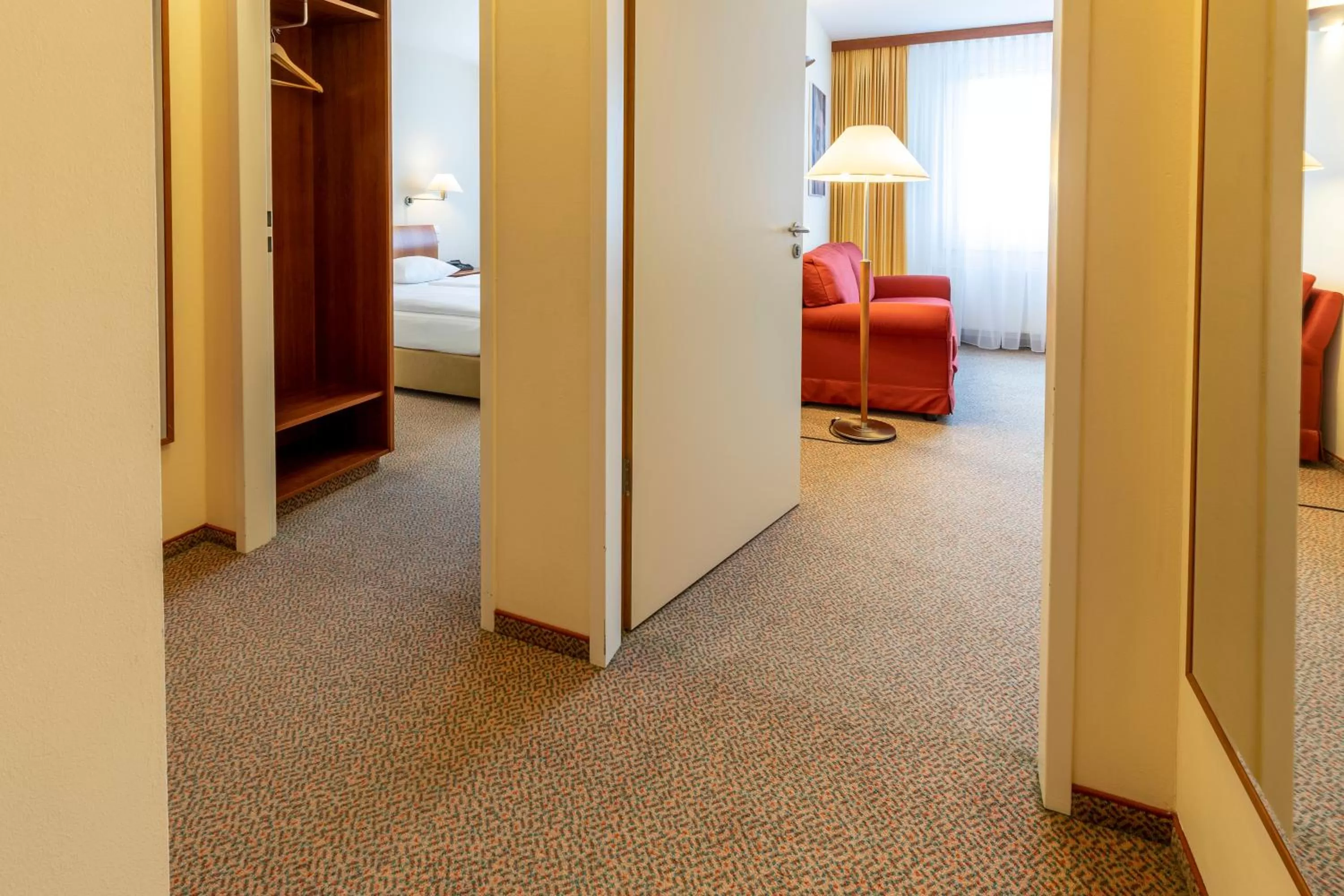 Photo of the whole room, Bed in Globana Airport Hotel