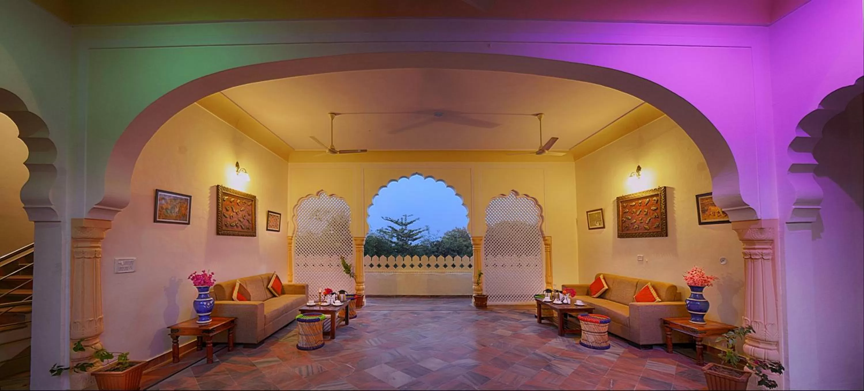 Bird's eye view in Ranthambhore Heritage Haveli