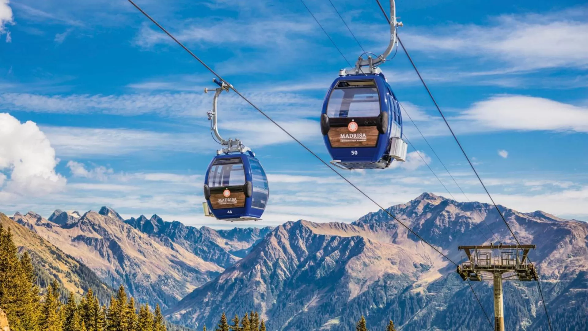 Natural landscape in Madrisa Lodge