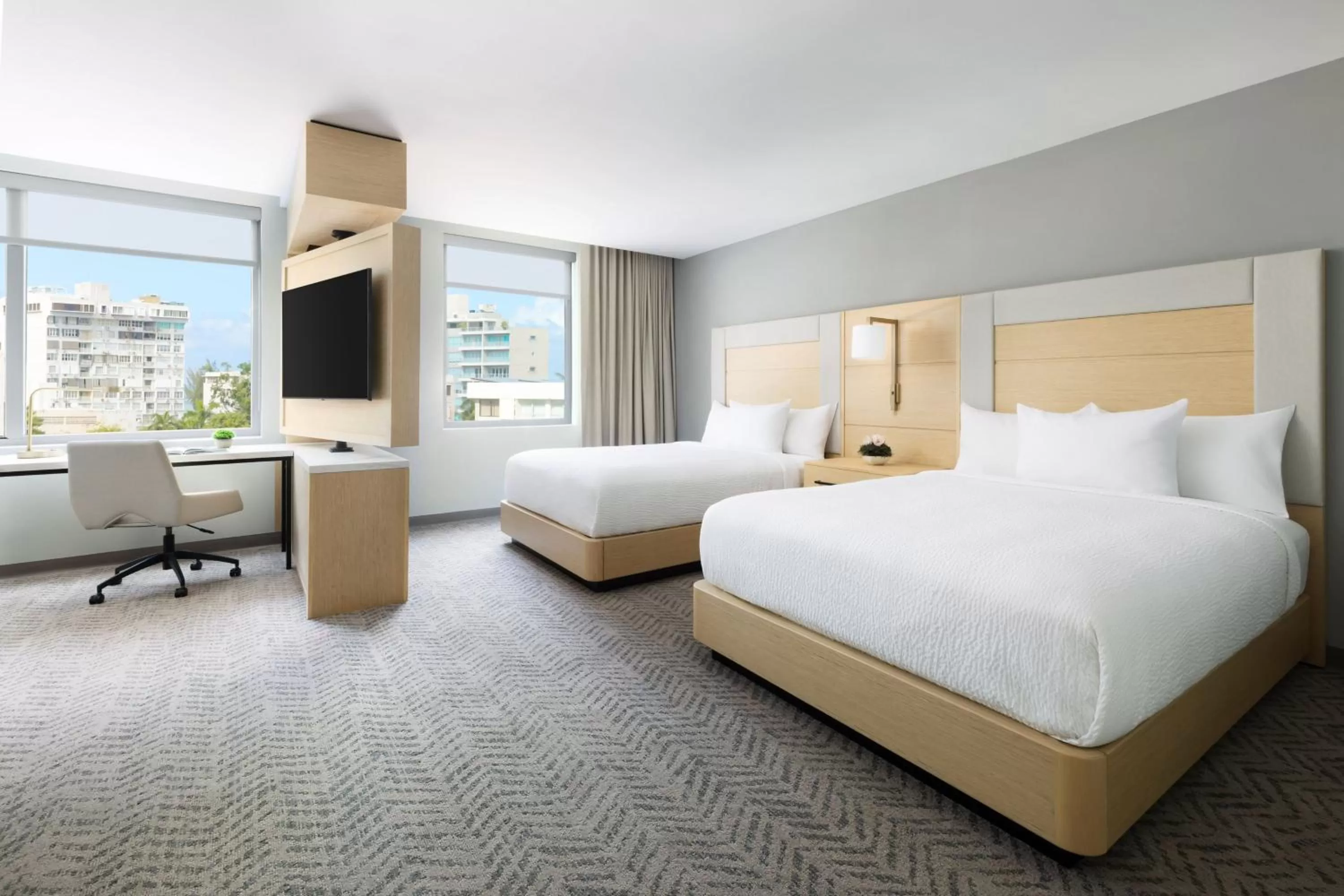 Bedroom, Bed in Residence Inn by Marriott San Juan Isla Verde