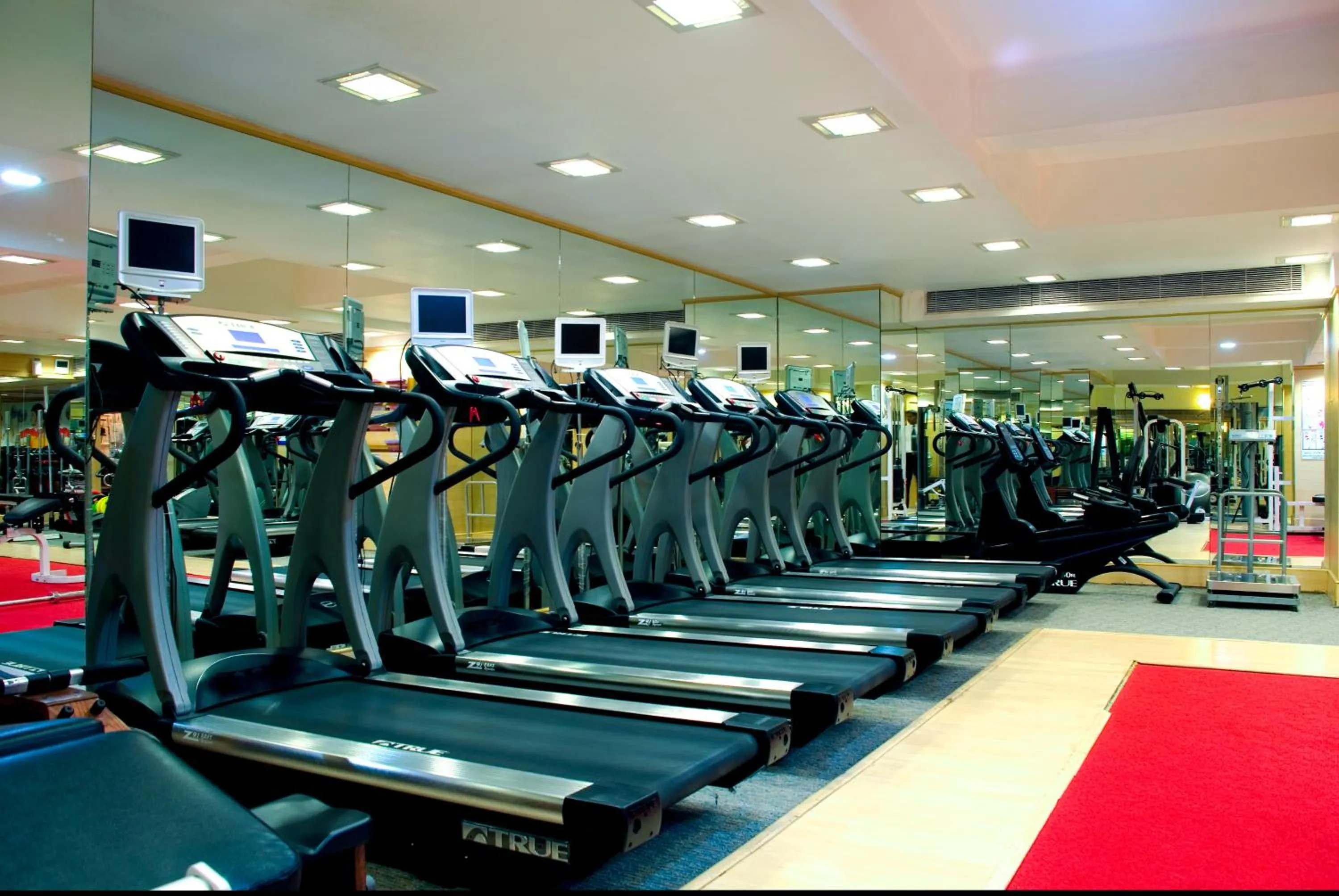 Fitness centre/facilities in Savera Hotel