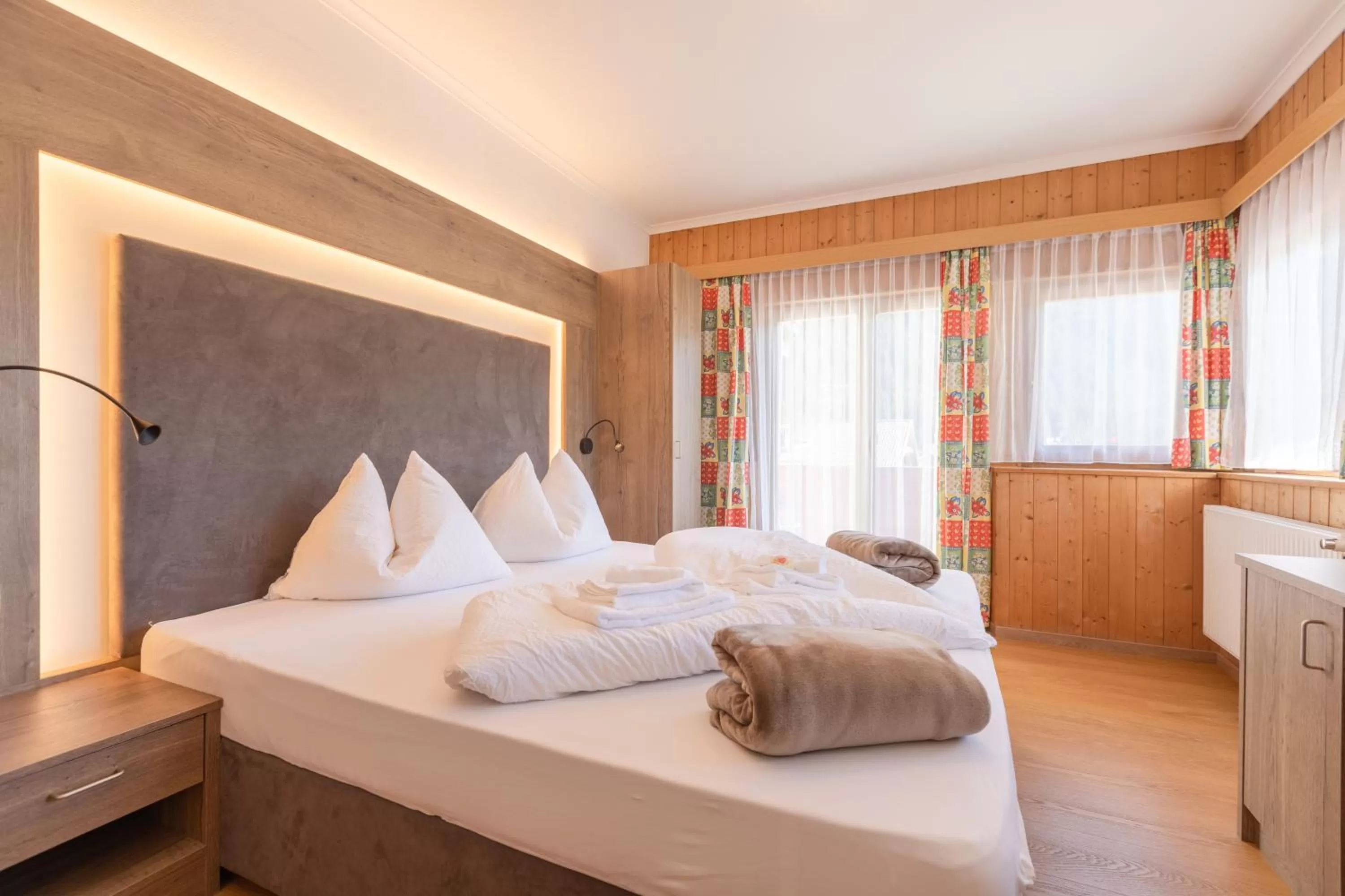 Bed in Hotel Tyrol