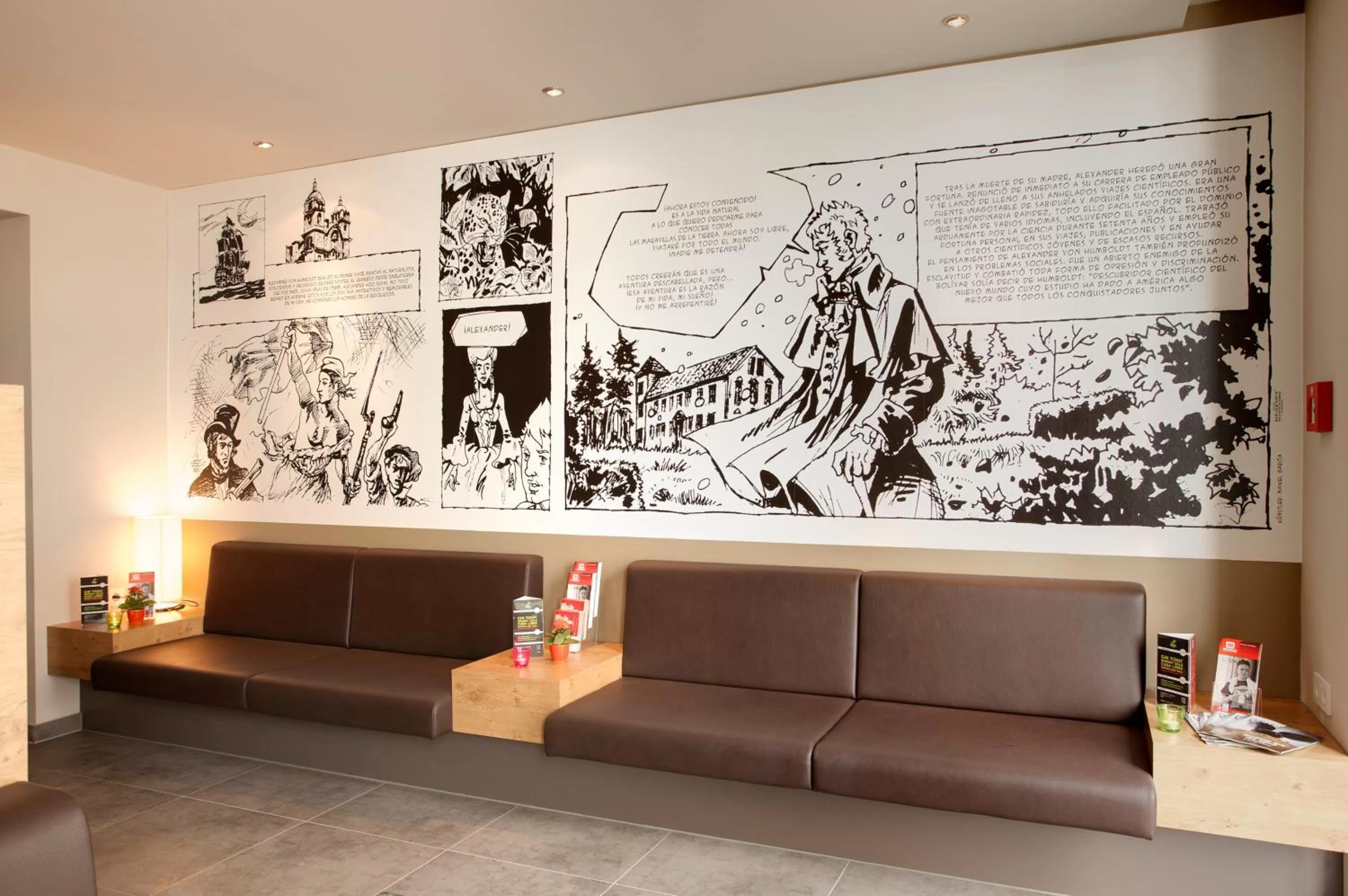 Decorative detail in MEININGER Hotel Berlin Mitte