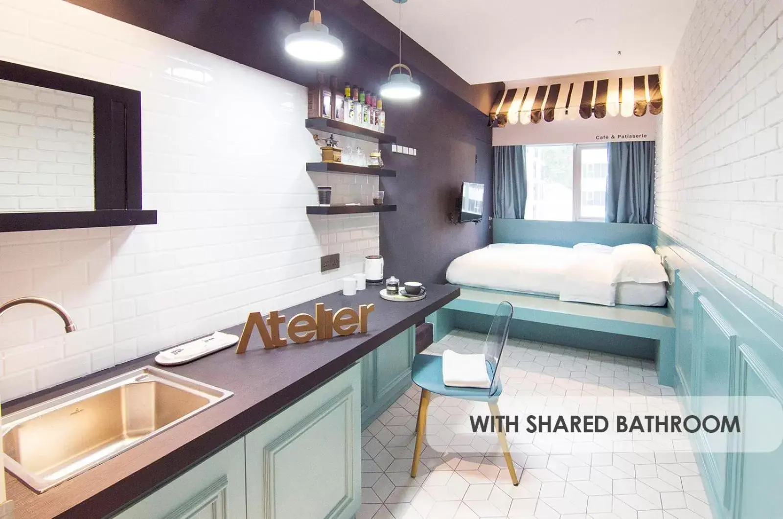 The Cafe Room (Shared Bathroom) in The Atelier Boutique Hotel The Cafe Room (Shared Bathroom) in The Atelier Boutique Hotel