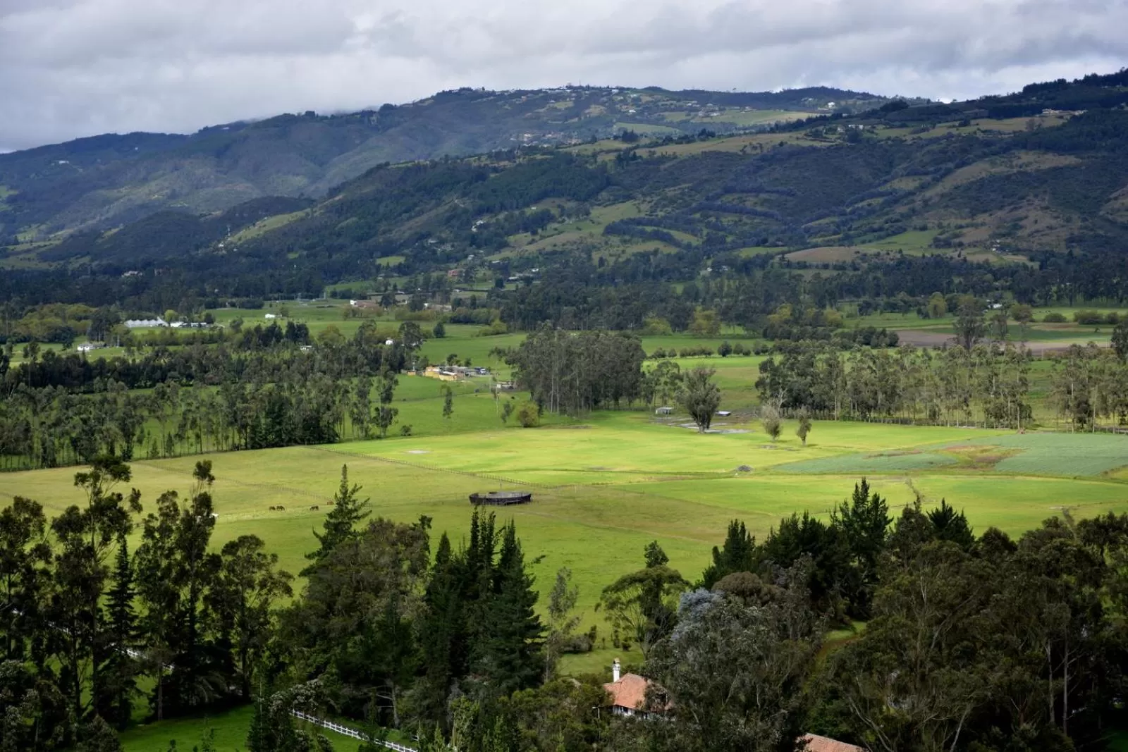 Natural landscape in El Pedregal Sopó