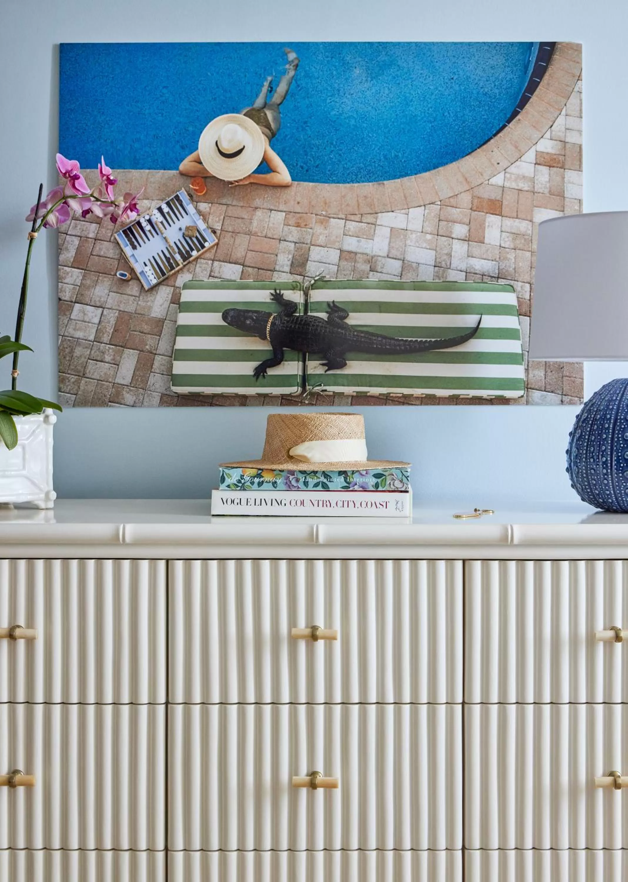 Decorative detail in The Colony Hotel