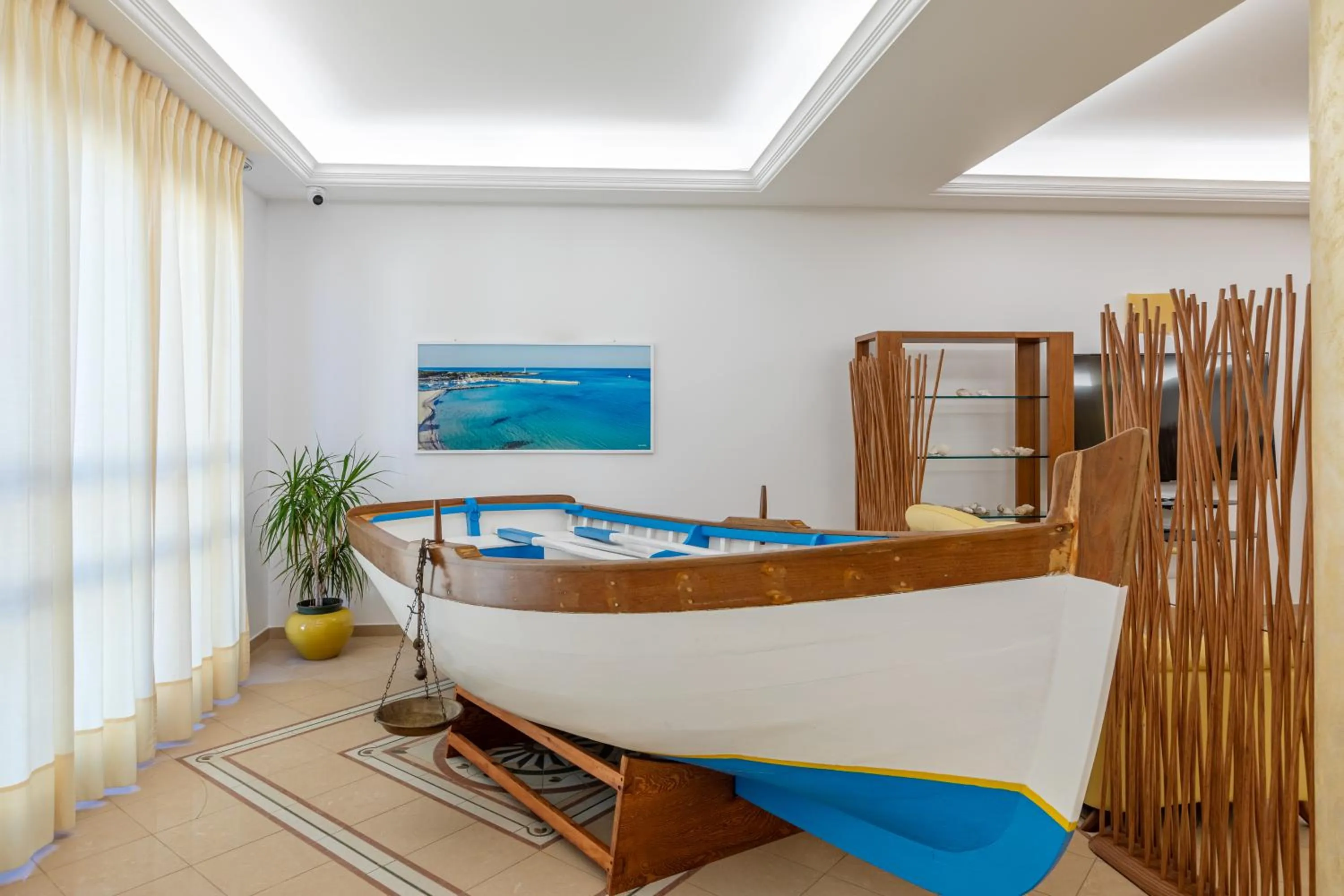 Decorative detail in Hotel Sabbia d'Oro